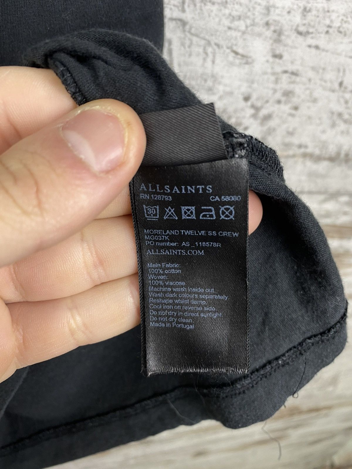 Allsaints × Japanese Brand Mens AllSaints T Shirt SS tee streetwear all saints luxury Size US S / EU 44-46 / 1 - 6 Thumbnail
