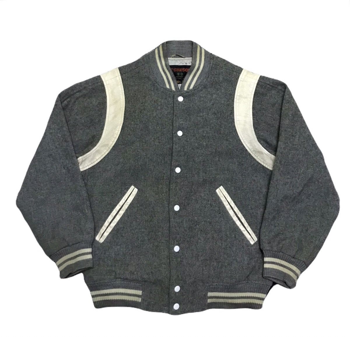 Vintage Mcgregor wool leather varsity jacket style by Ringo Size US L / EU 52-54 / 3 - 2 Thumbnail