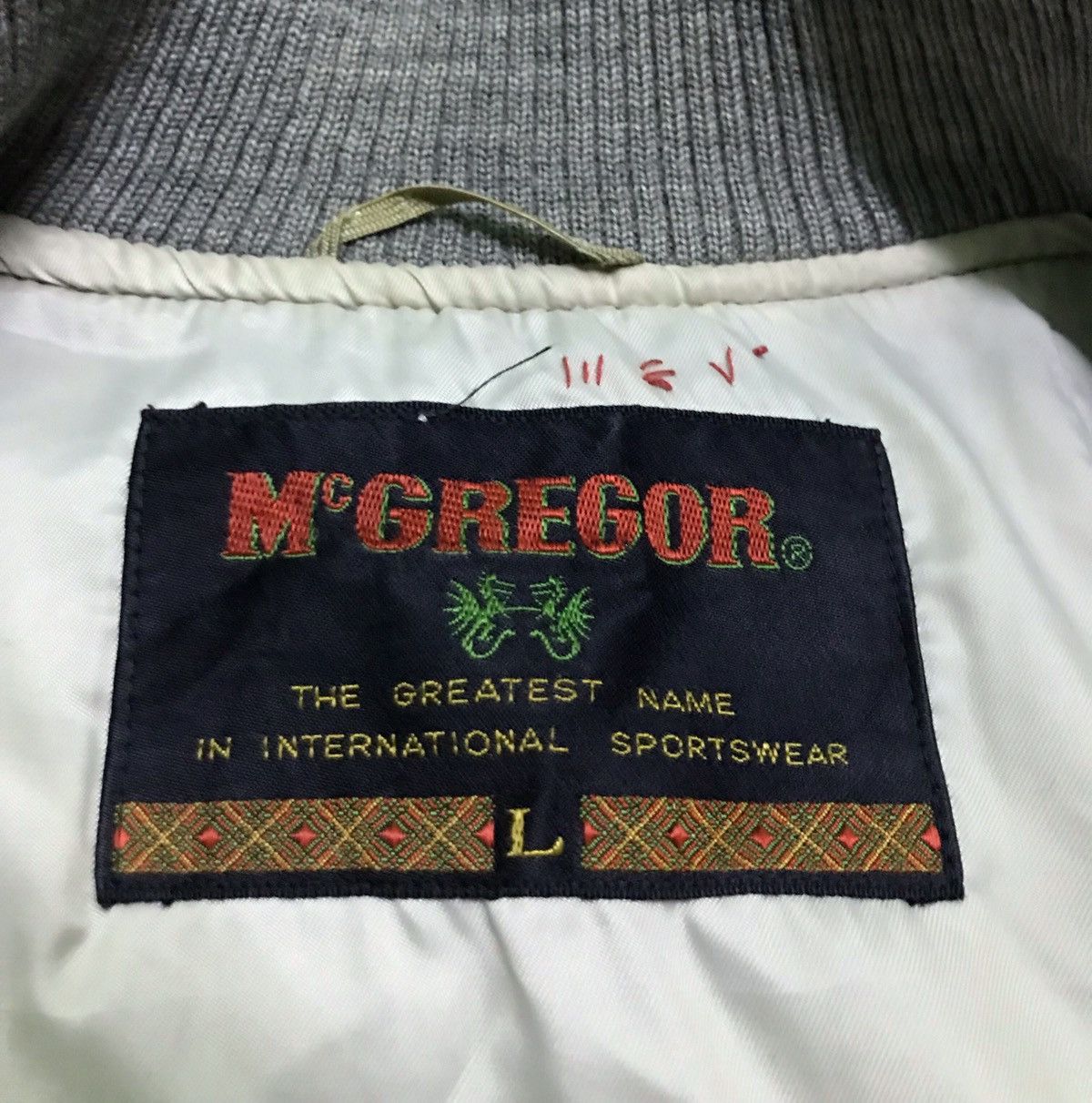 Vintage Mcgregor wool leather varsity jacket style by Ringo Size US L / EU 52-54 / 3 - 6 Thumbnail