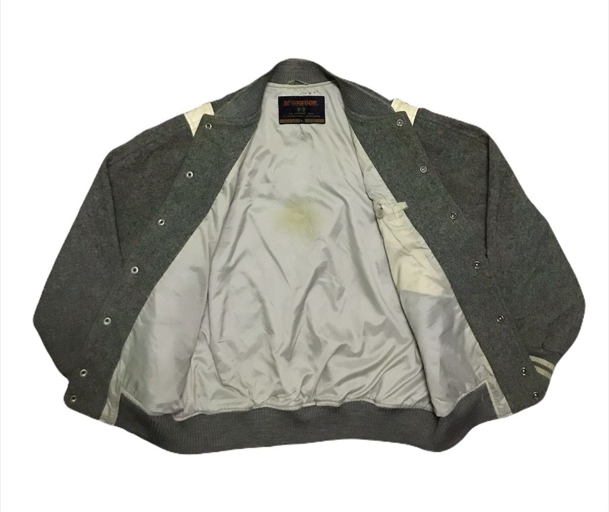 Vintage Mcgregor wool leather varsity jacket style by Ringo Size US L / EU 52-54 / 3 - 4 Thumbnail