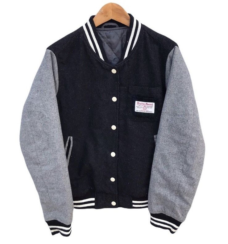 Harris Tweed wool varsity jacket Size US S / EU 44-46 / 1 - 2 Thumbnail