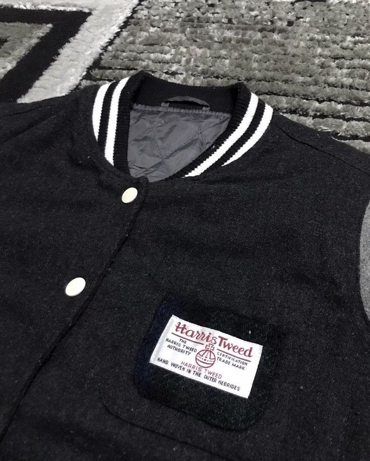 Harris Tweed wool varsity jacket Size US S / EU 44-46 / 1 - 7 Thumbnail