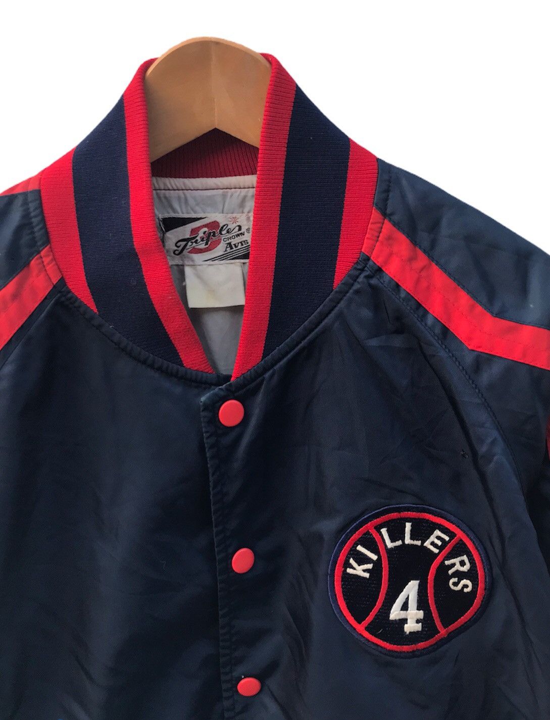 Japanese Brand × Vintage vintage baseball jacket Size US L / EU 52-54 / 3 - 4 Thumbnail