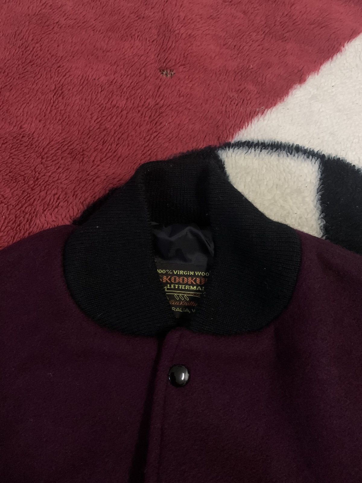 Skookum 80s SKOOKUM LETTERMAN VARSITY WOOL JACKET PLAIN Size US L / EU 52-54 / 3 - 6 Thumbnail