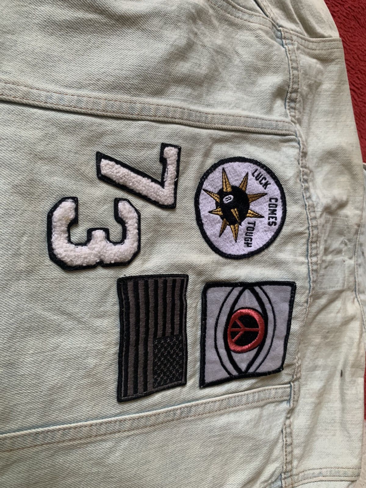Levi's Vintage Clothing LEVIS JACKET CUSTOM PATCHES DESIGN RARE DENIM JACKET Size S / US 4 / IT 40 - 3 Thumbnail