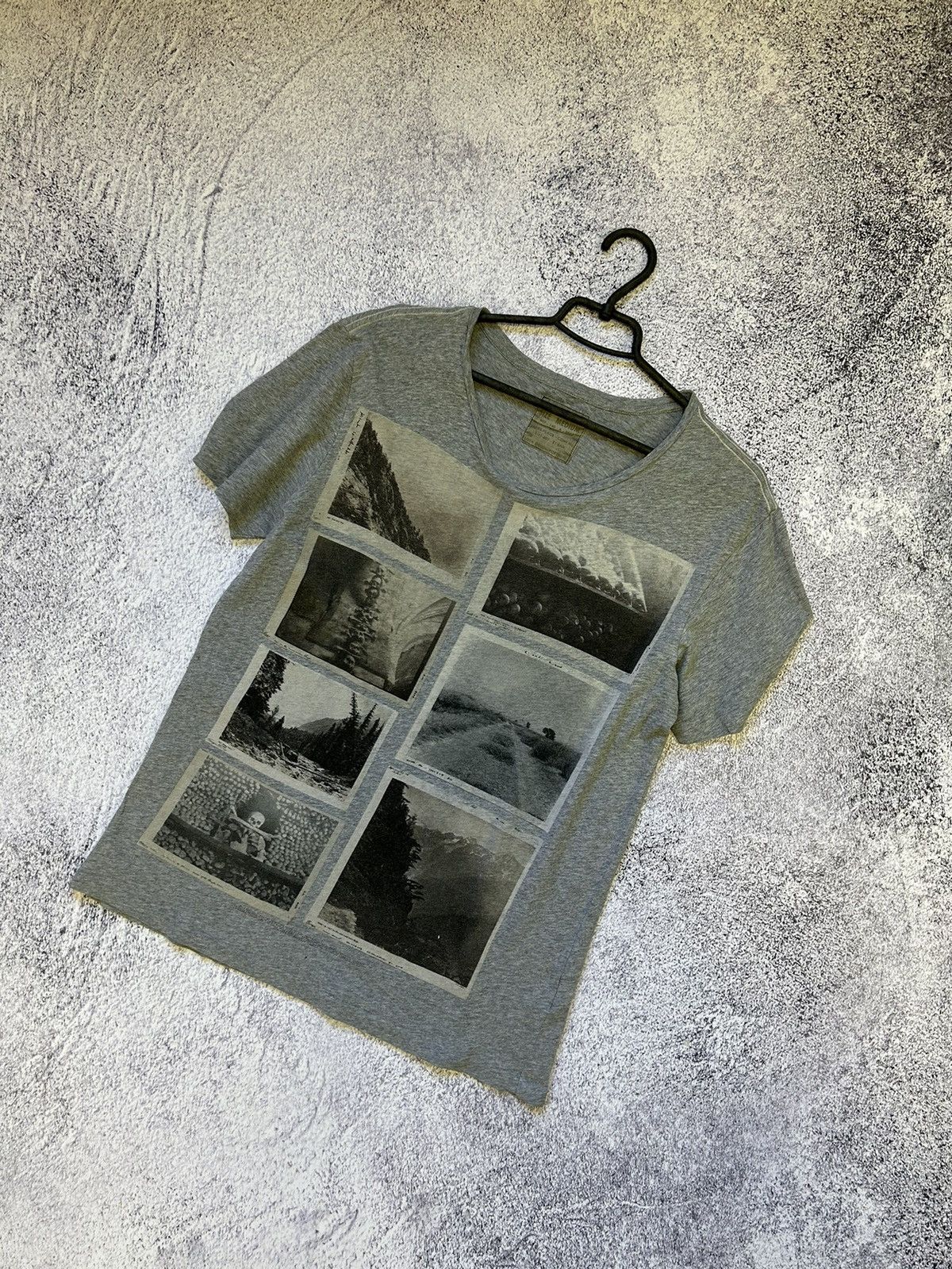 Allsaints Mens AllSaints Overprint T Shirt luxury tee streetwear y2k Size US M / EU 48-50 / 2 - 12 Thumbnail