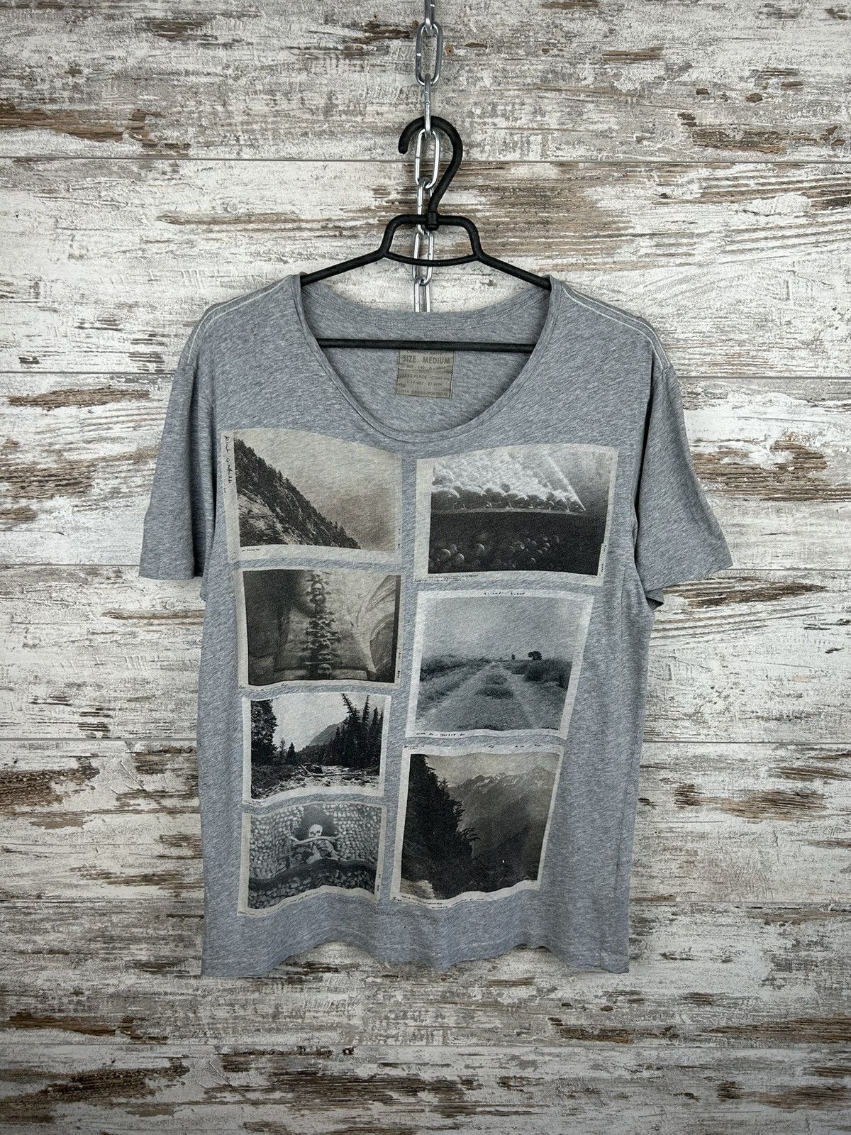 Allsaints Mens AllSaints Overprint T Shirt luxury tee streetwear y2k Size US M / EU 48-50 / 2 - 1 Thumbnail