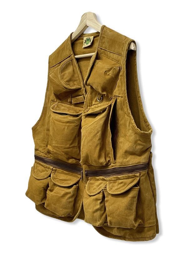 Vintage VERY RARE! 80’s USA IDEAL Canvas Tactical Utilities Vest Size US L / EU 52-54 / 3 - 2 Thumbnail