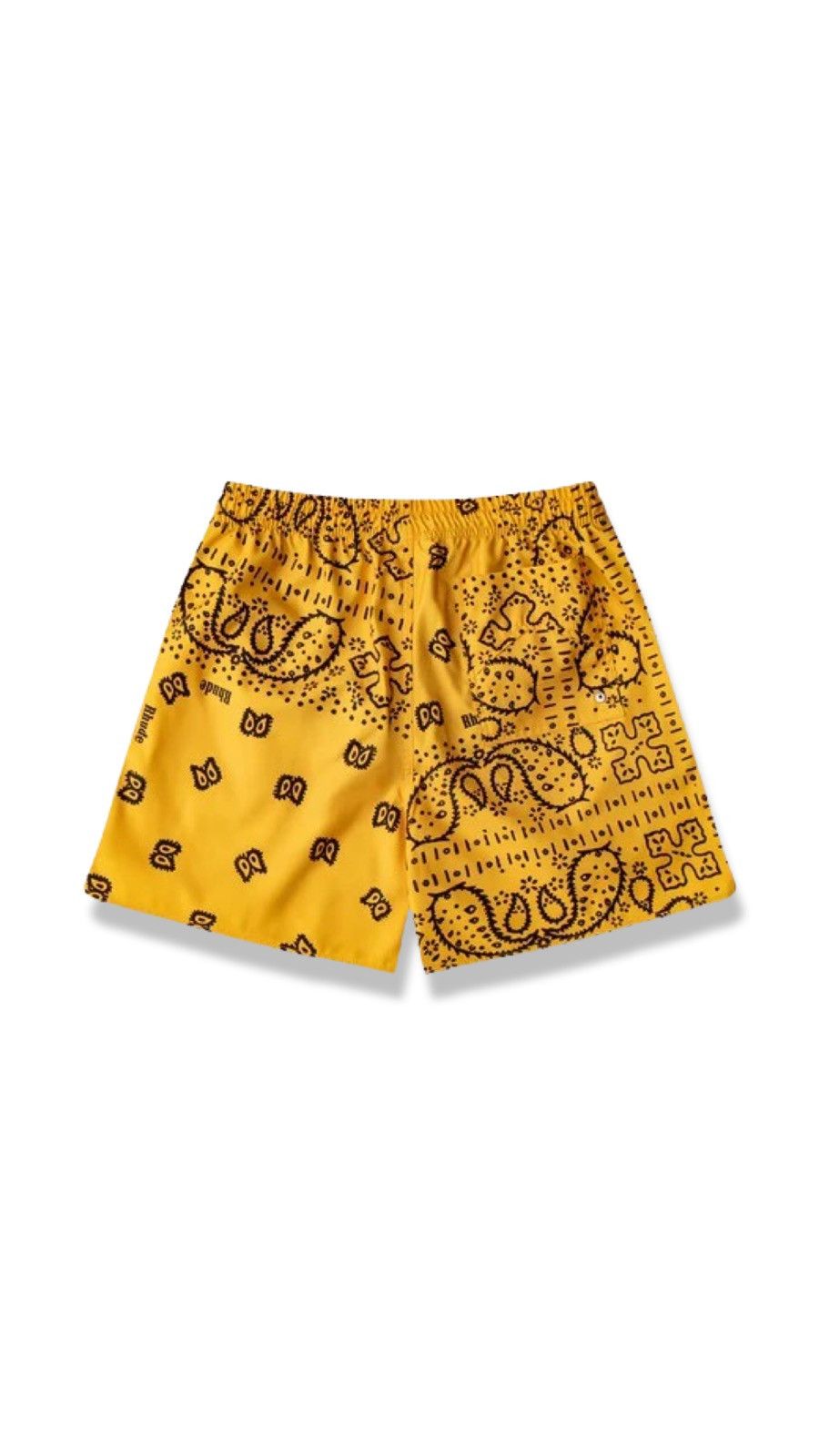 Bandana print logo swim shorts sz L