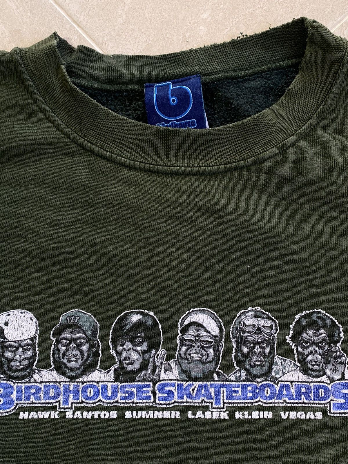 Other Birdhouse vintage 90’s made in USA distressed sweatshirt Size US L / EU 52-54 / 3 - 4 Thumbnail
