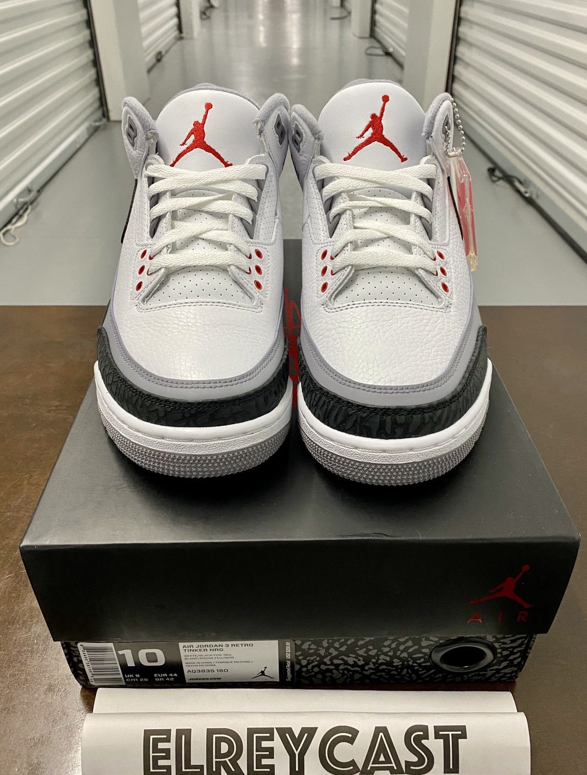 Jordan Brand × Nike Nike Air Jordan 3 Retro NRG Tinker 2018 Size US 10 / EU 43 - 3 Thumbnail