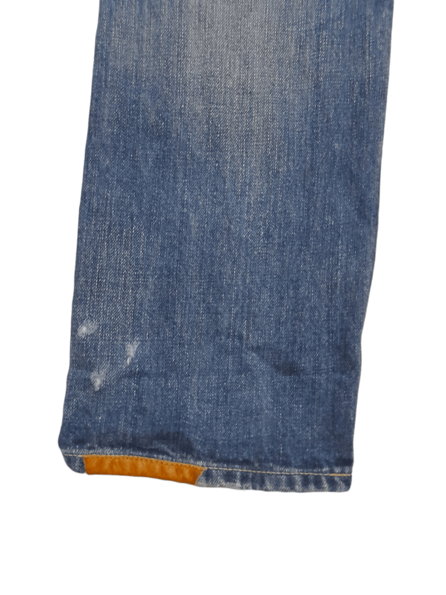 Journal Standard Journal Standard Japan Leather Distressed Denim (D957) w29 Size US 29 - 2 Thumbnail