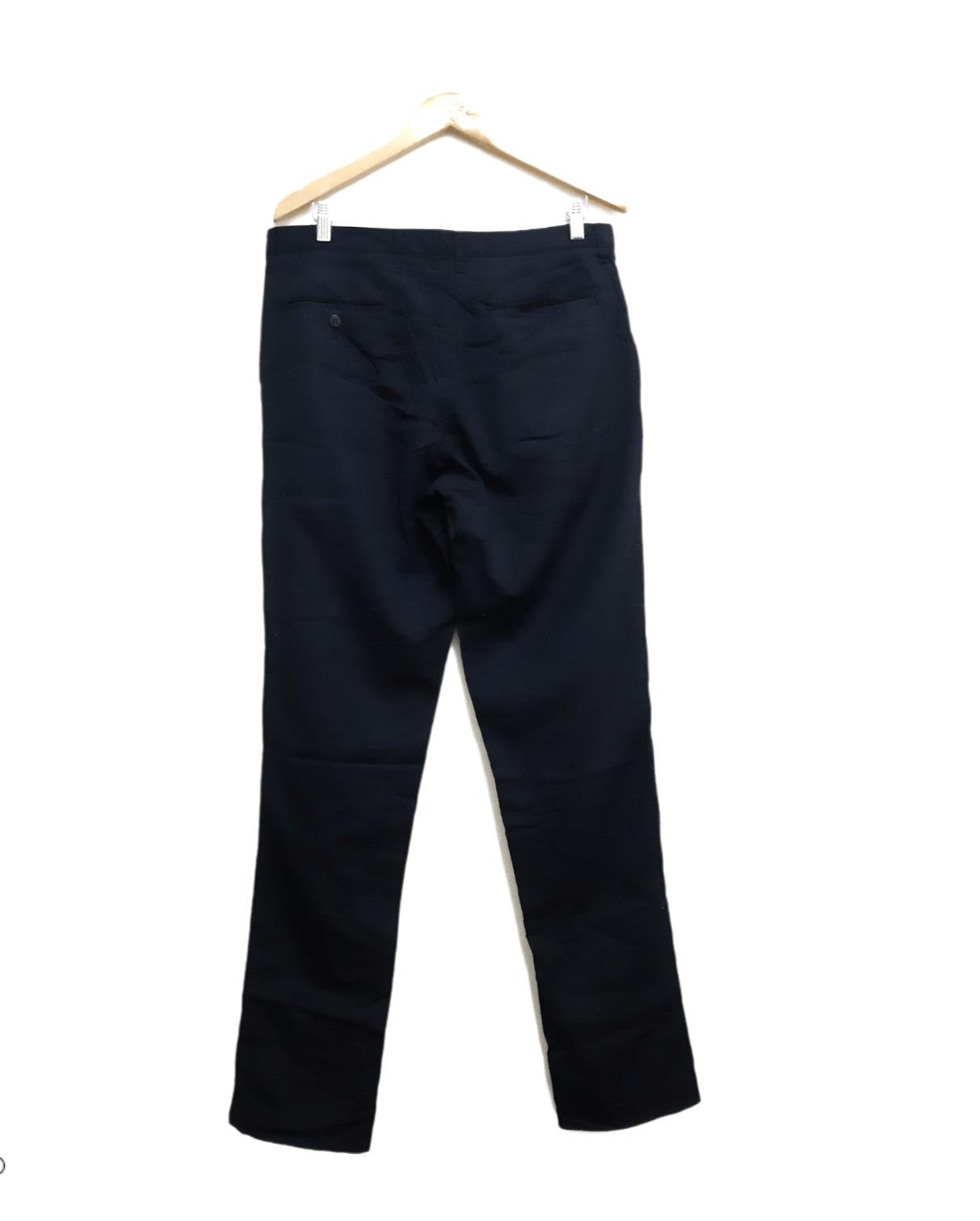 image of Archival Clothing x Final Home Ready To Issey Miyake Men Slim Fit Casual Pants in Black (Size 35)