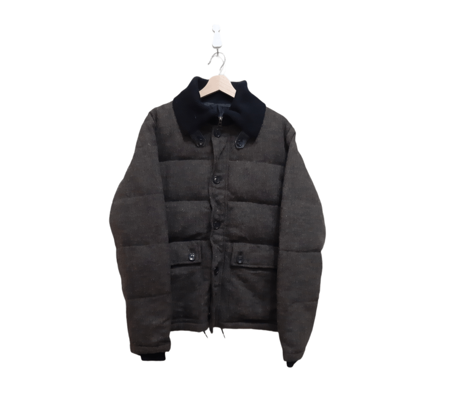 Beams Plus Vintage Beams Down Jacket Wool Size US M / EU 48-50 / 2 - 1 Thumbnail