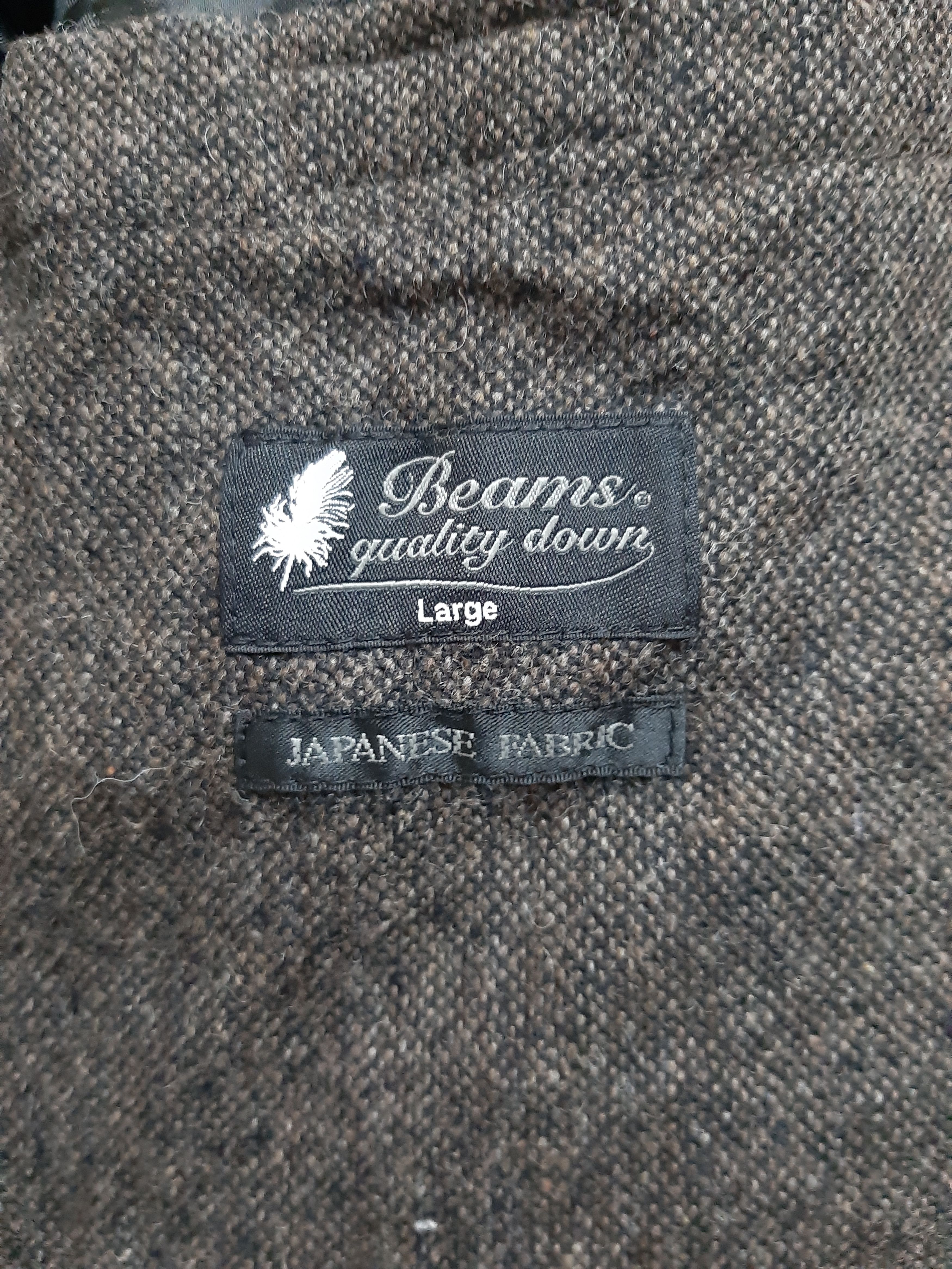 Beams Plus Vintage Beams Down Jacket Wool Size US M / EU 48-50 / 2 - 4 Thumbnail