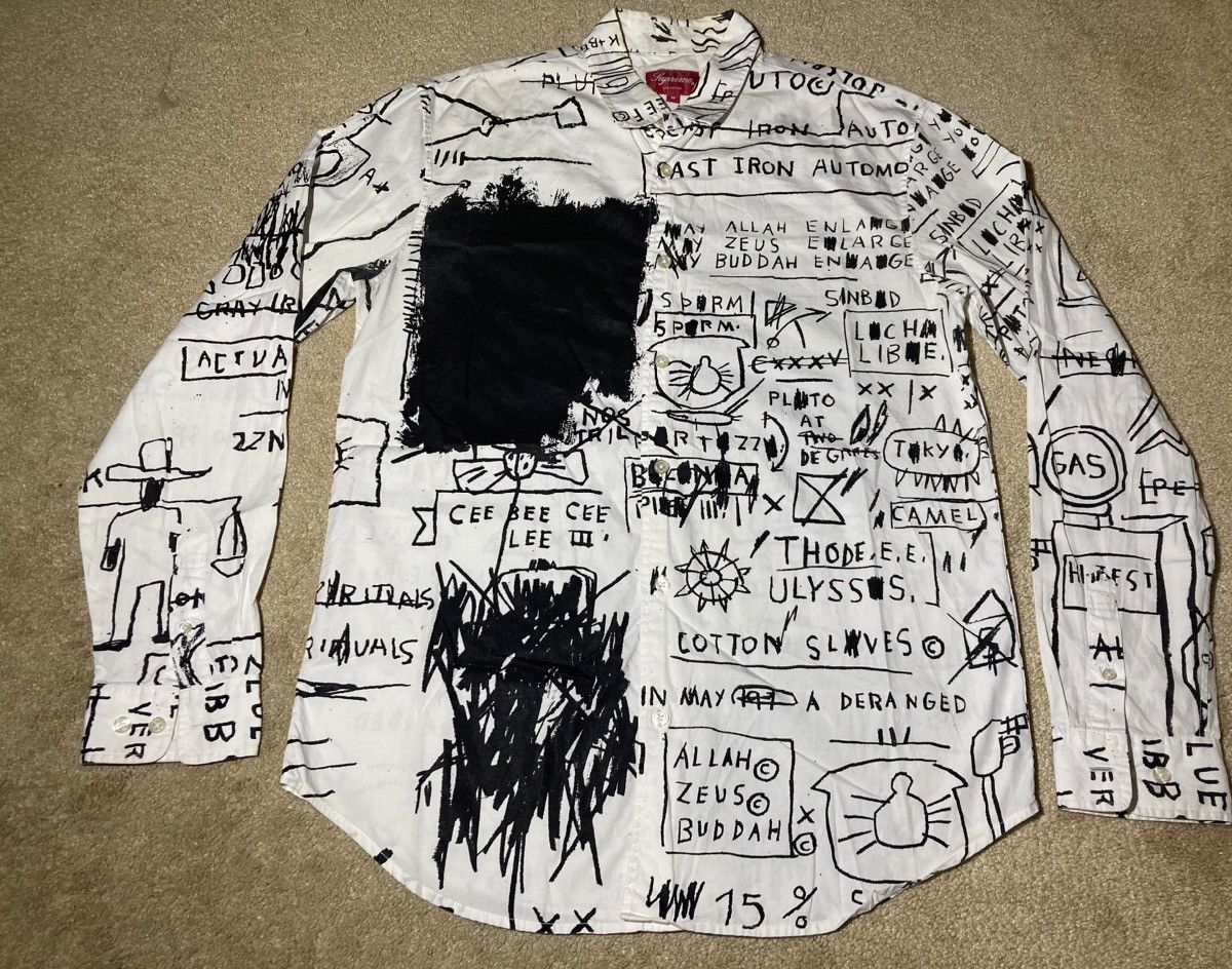 Supreme FW13 Supreme Jean Michel Basquiat Graffiti Samo Shirt Art 90 Size US M / EU 48-50 / 2 - 2 Thumbnail