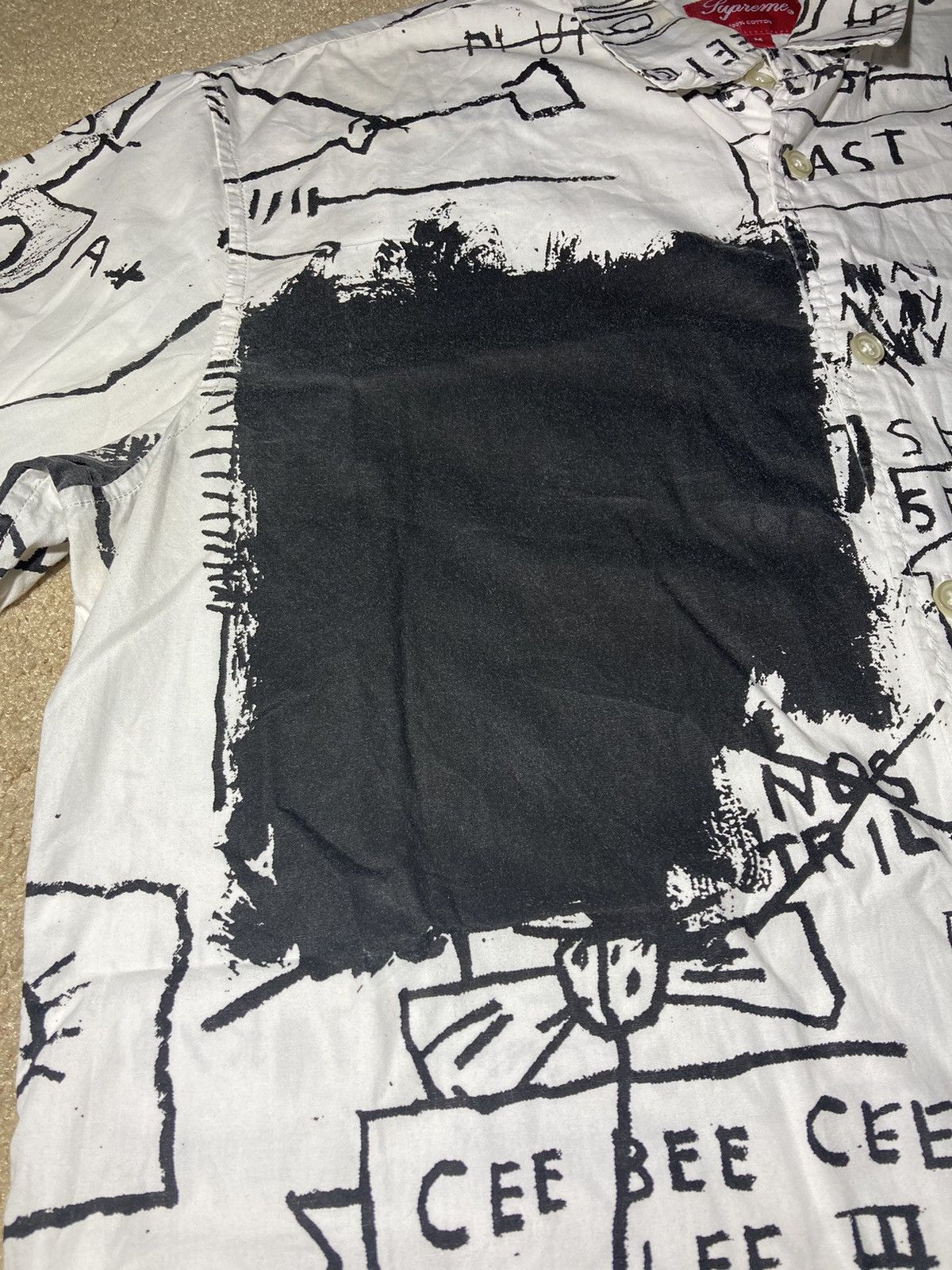 Supreme FW13 Supreme Jean Michel Basquiat Graffiti Samo Shirt Art 90 Size US M / EU 48-50 / 2 - 4 Thumbnail