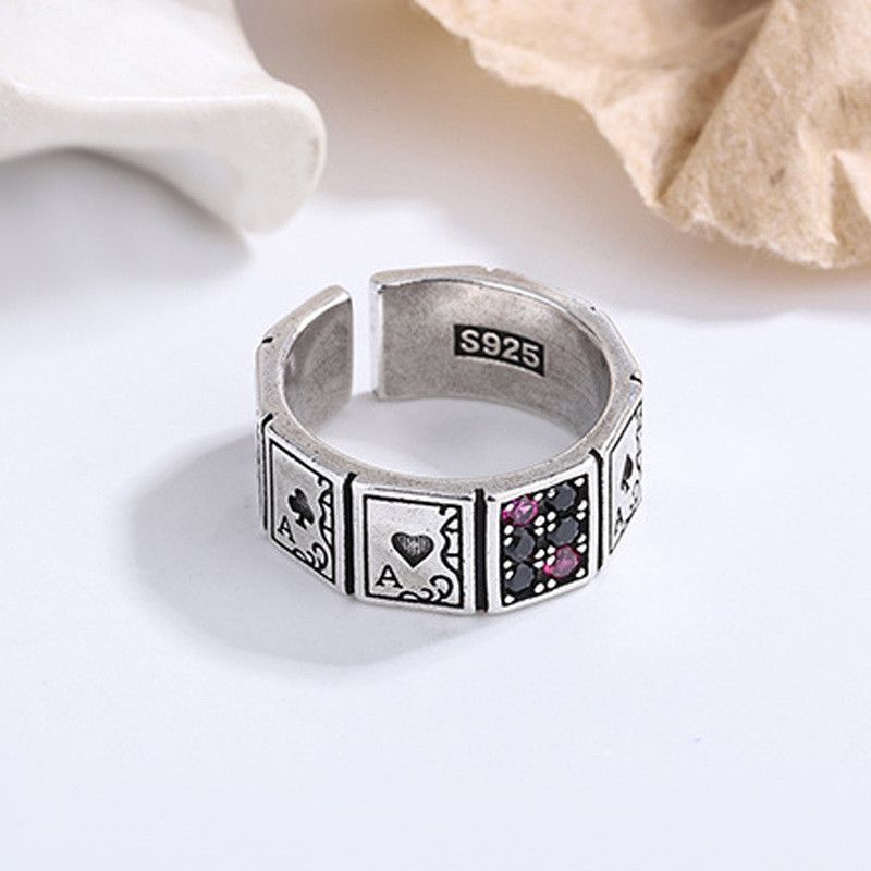 Jewelry Playing Card Ring Size ONE SIZE - 3 Thumbnail