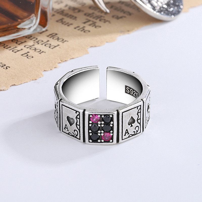 Jewelry Playing Card Ring Size ONE SIZE - 2 Thumbnail
