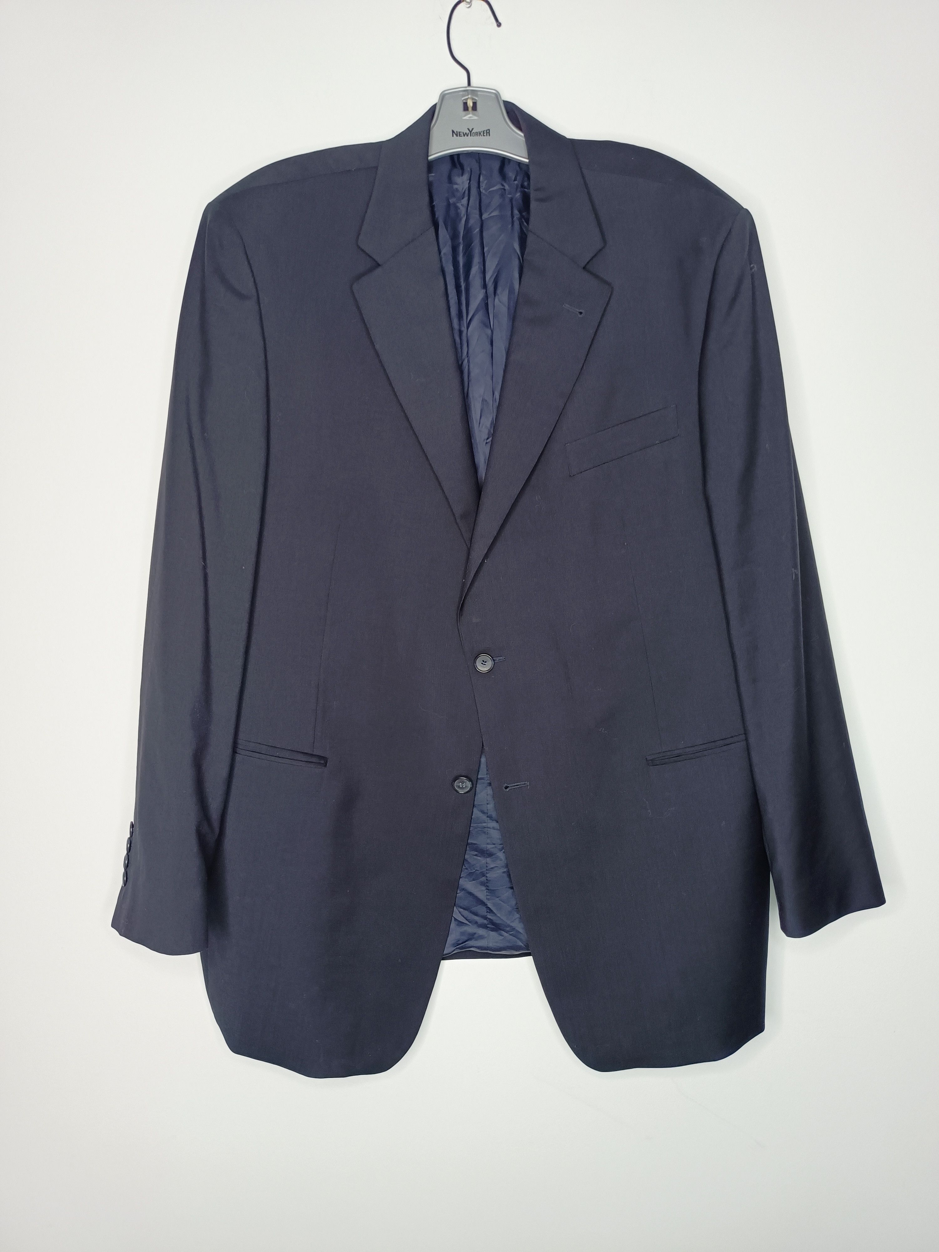 Italian Designers Guy Laroche Super 120's navy blue jacket | Grailed