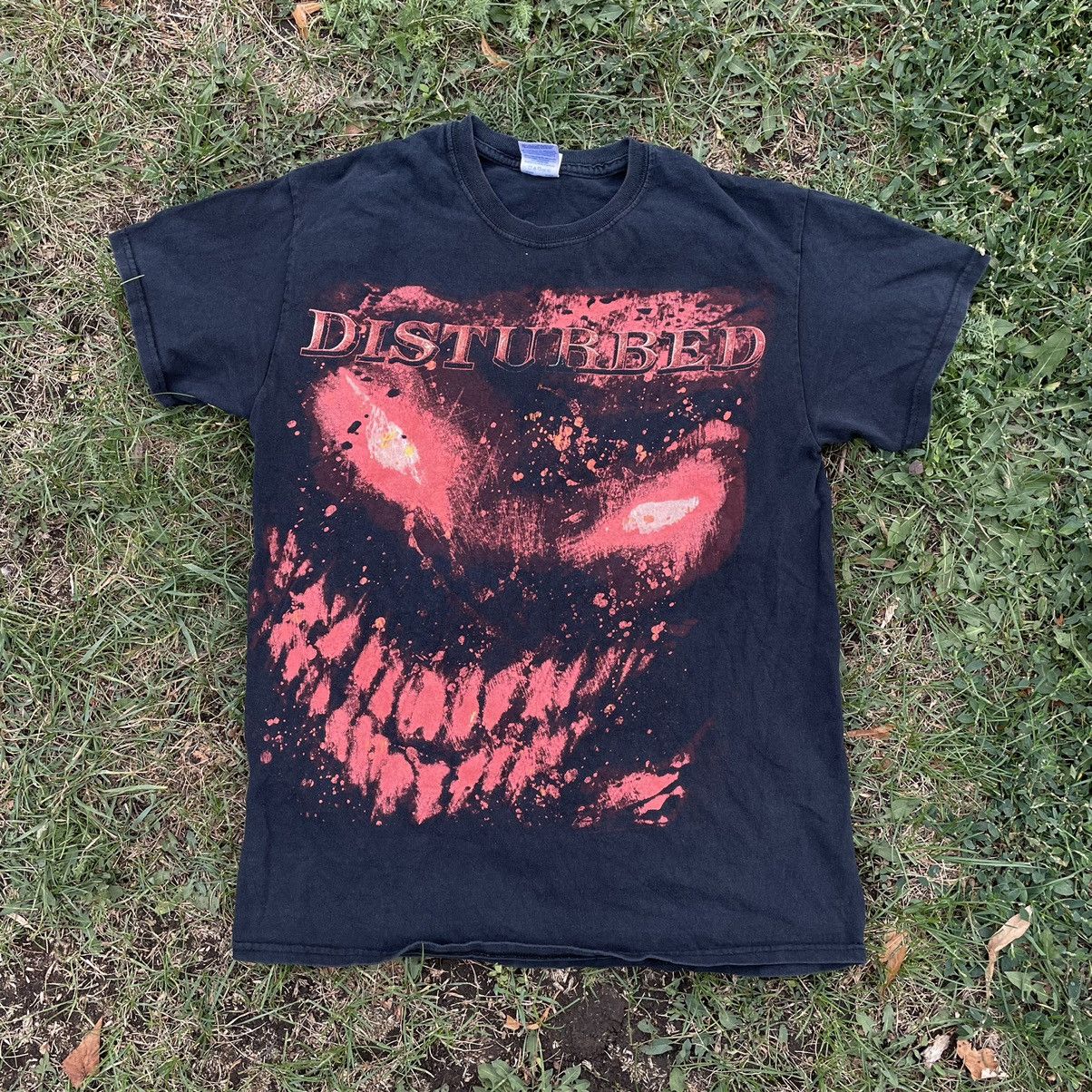 Vintage Vintage Y2K Disturbed Band Tee Graphic Horror Punk Grunge M Size US M / EU 48-50 / 2 - 1 Thumbnail