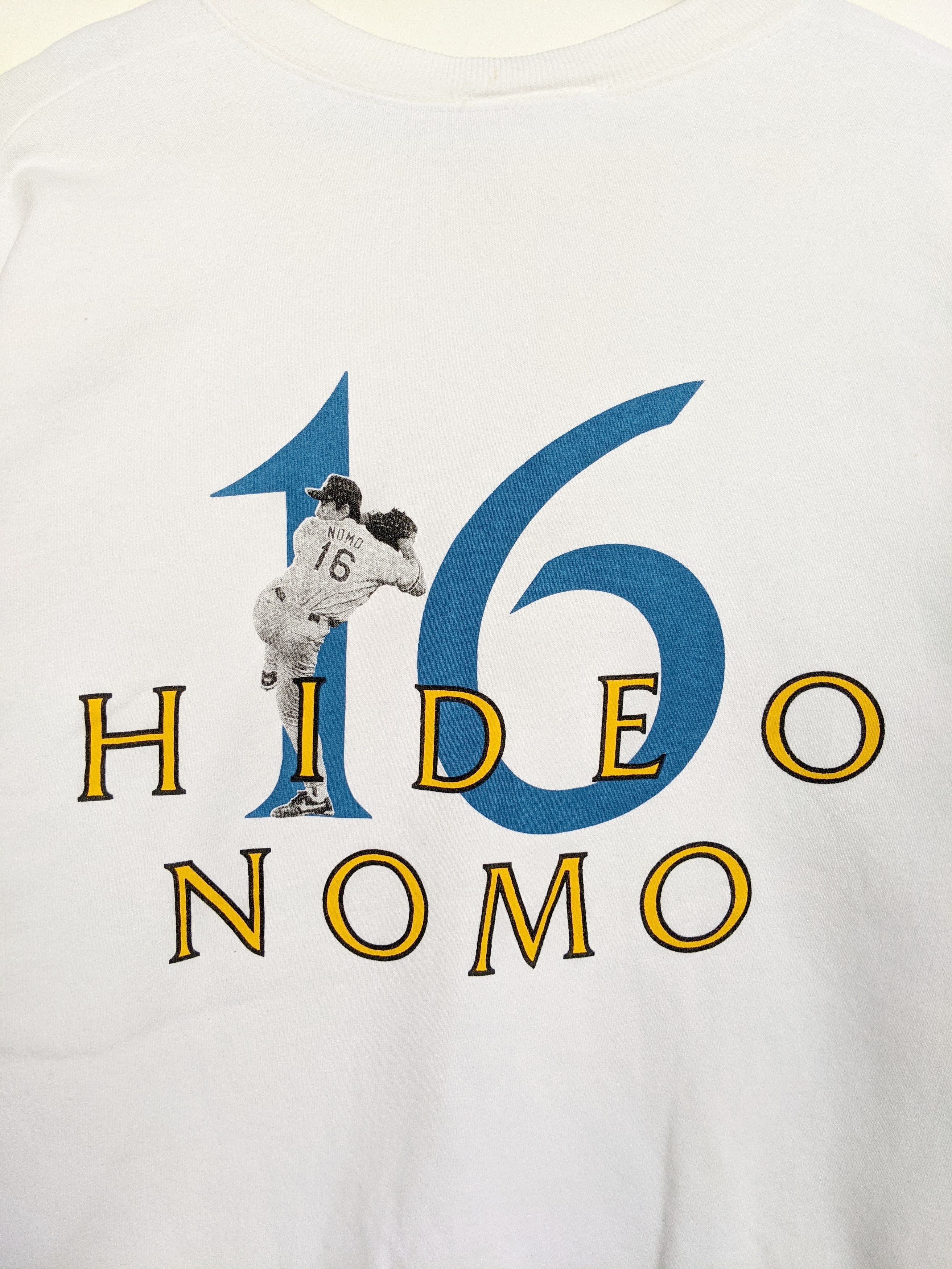 MLB Vintage 95 L.A Dodgers Hideo Nomo Sweatshirt Size US L / EU 52-54 / 3 - 4 Thumbnail