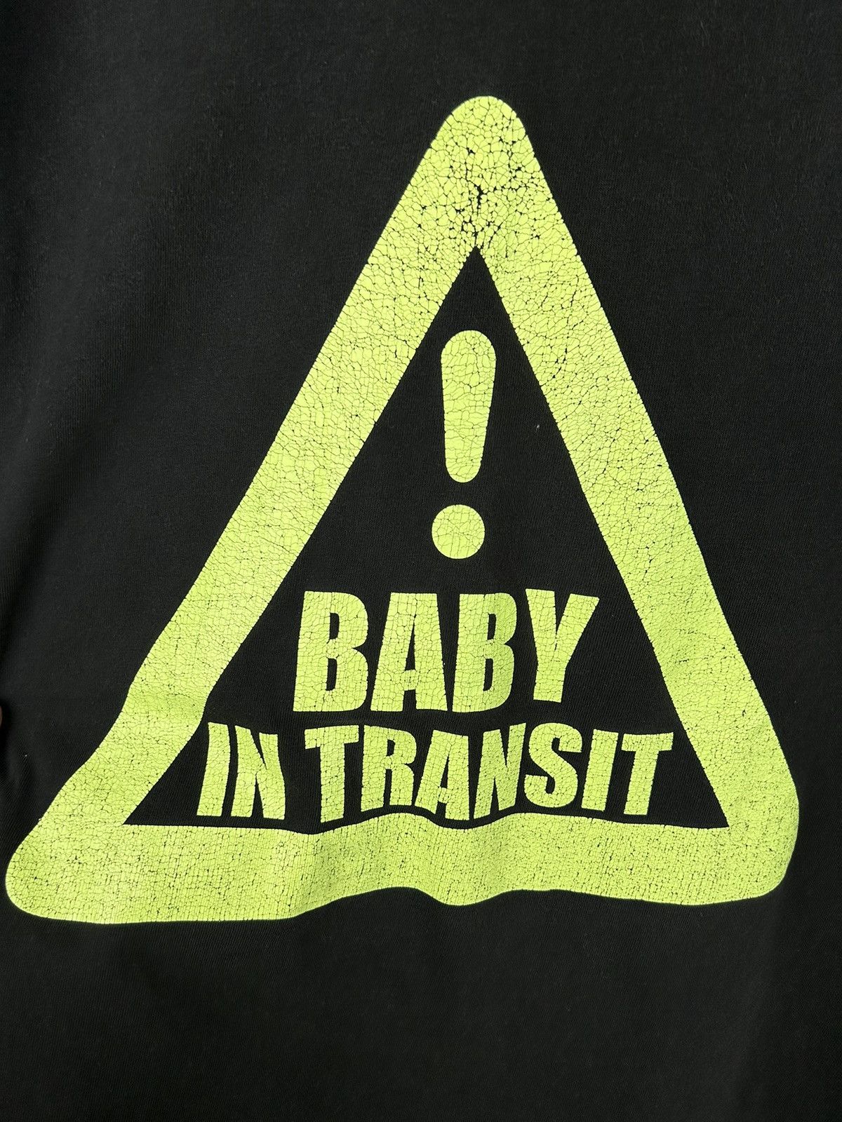 Vintage Mens Vintage Art Baby In Transit T Shirt Humor rare tee Size US XL / EU 56 / 4 - 9 Thumbnail