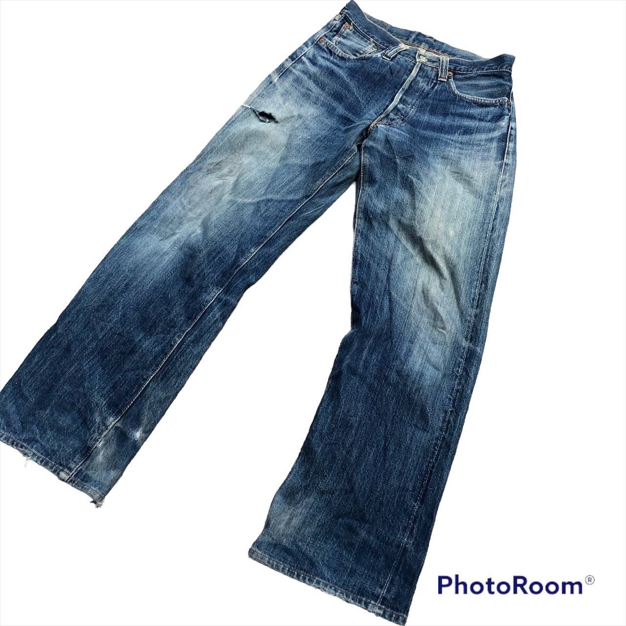 Sugar Cane × Toyo Enterprises VINTAGE SUGAR CANE BY TOYO ENTERPRISE DISTRESSED DENIM Size US 26 / EU 42 - 2 Thumbnail