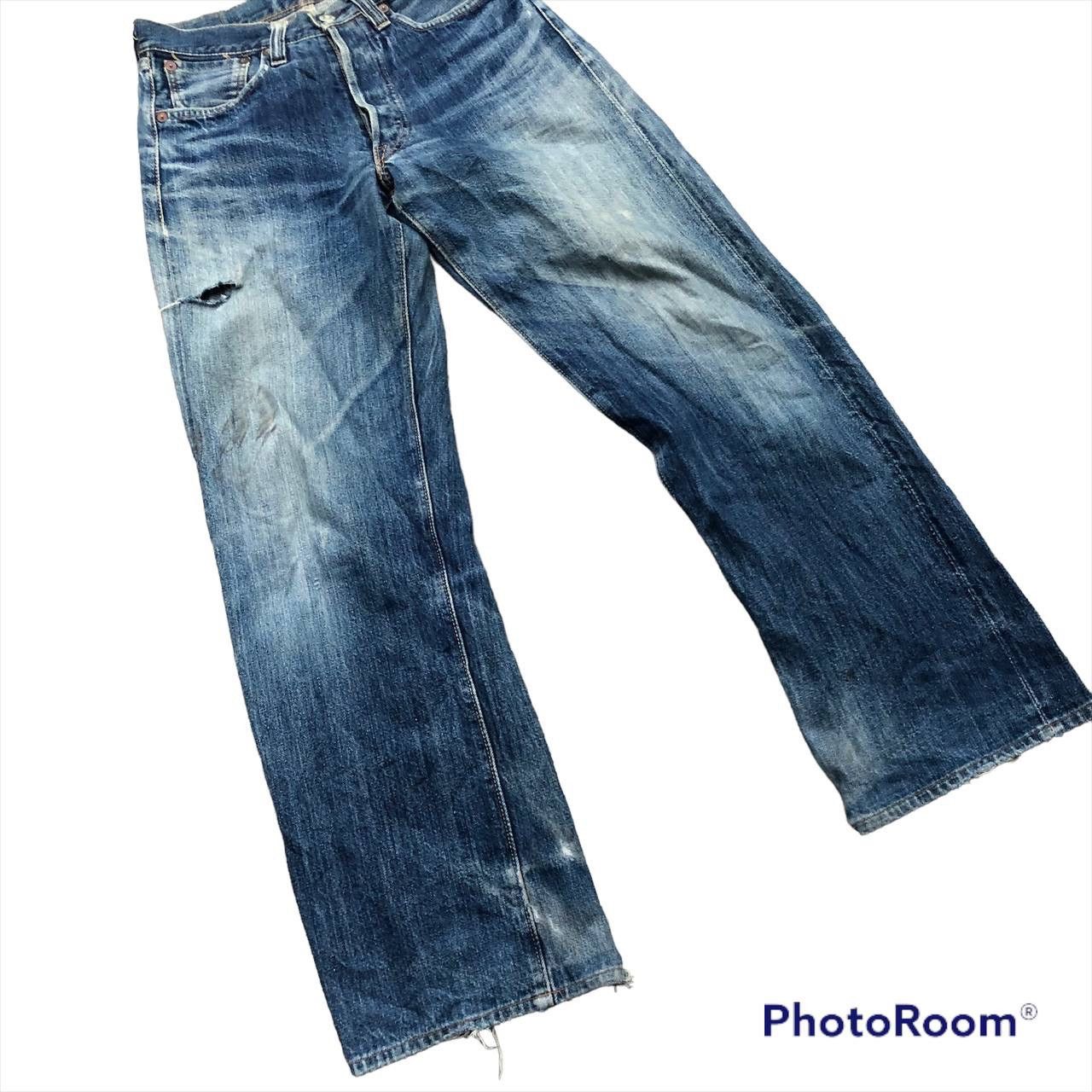 Sugar Cane × Toyo Enterprises VINTAGE SUGAR CANE BY TOYO ENTERPRISE DISTRESSED DENIM Size US 26 / EU 42 - 3 Thumbnail