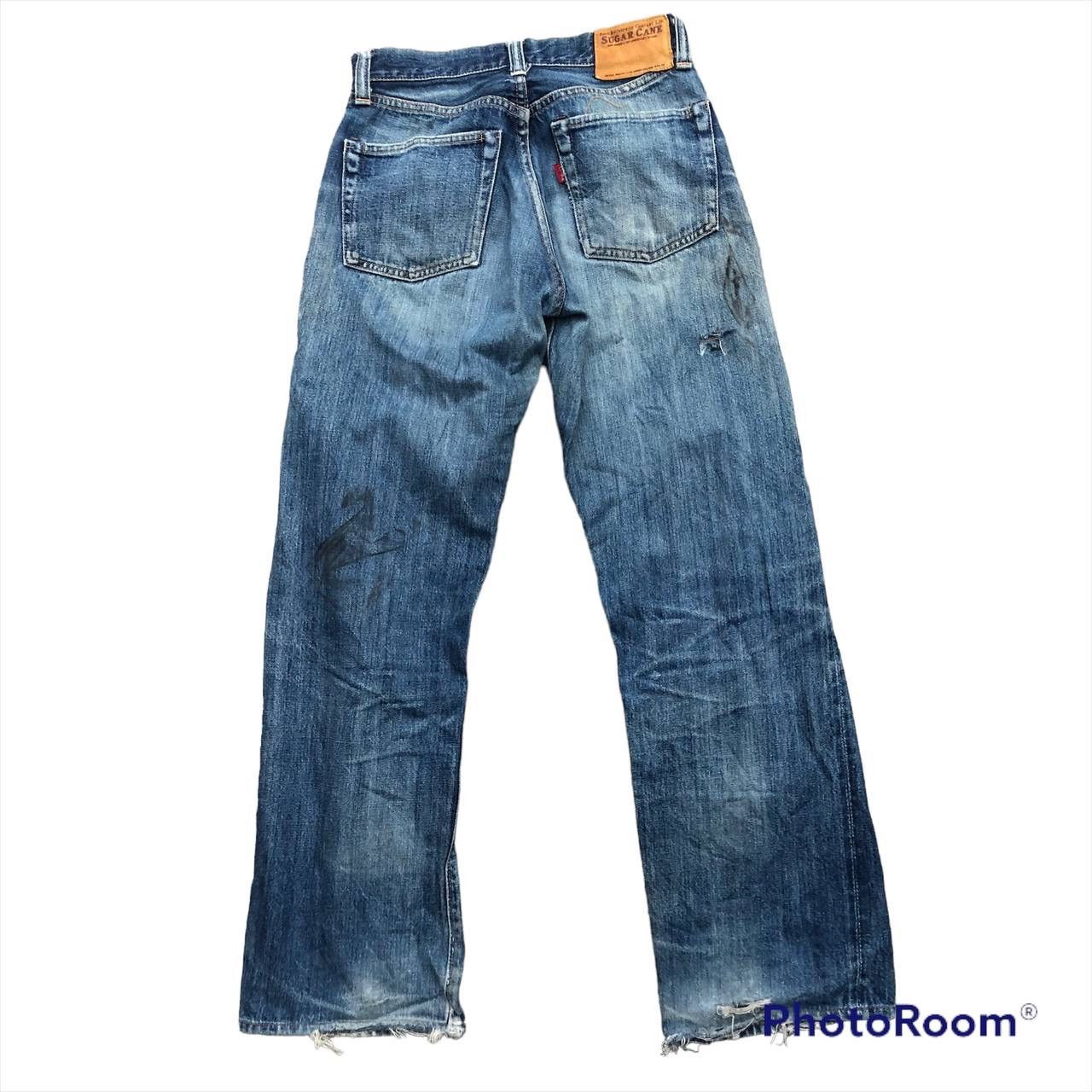 Sugar Cane × Toyo Enterprises VINTAGE SUGAR CANE BY TOYO ENTERPRISE DISTRESSED DENIM Size US 26 / EU 42 - 5 Thumbnail