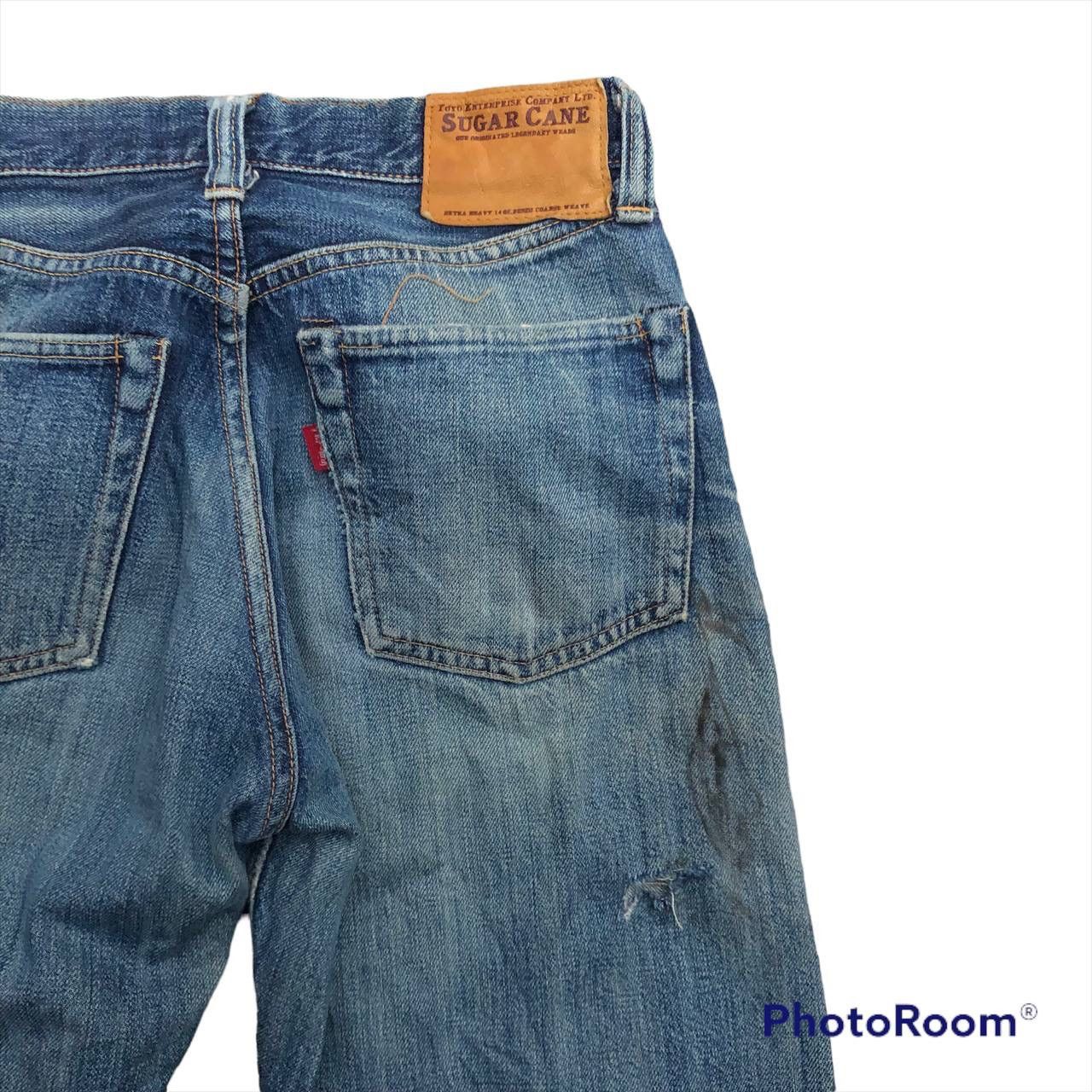 Sugar Cane × Toyo Enterprises VINTAGE SUGAR CANE BY TOYO ENTERPRISE DISTRESSED DENIM Size US 26 / EU 42 - 6 Thumbnail