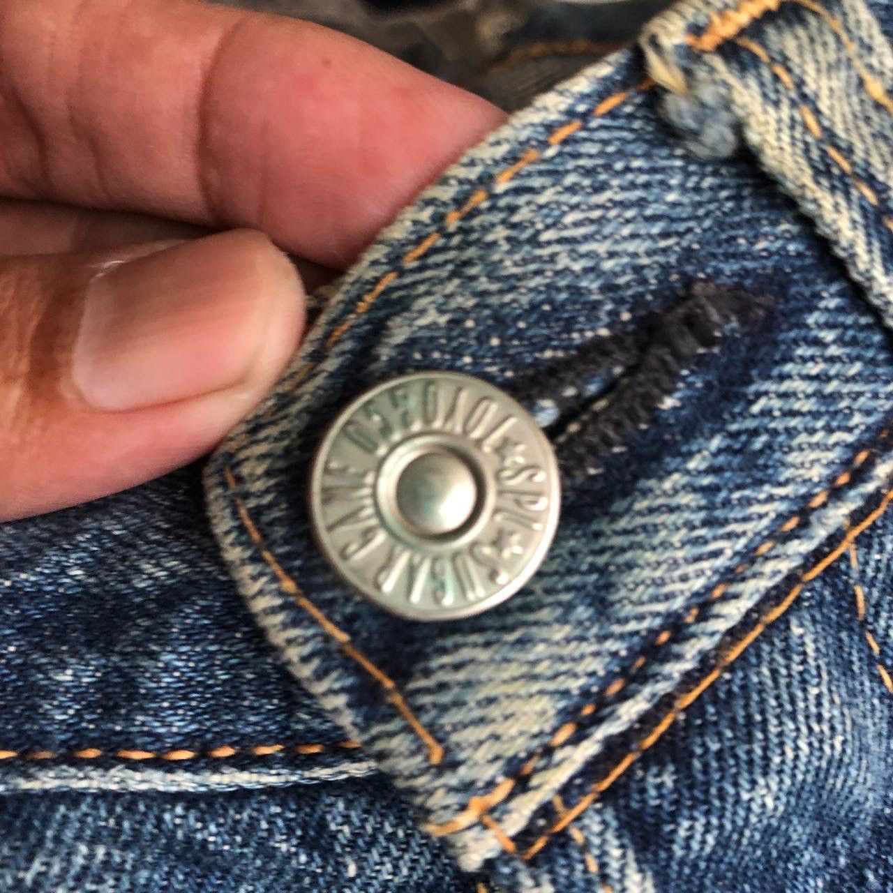 Sugar Cane × Toyo Enterprises VINTAGE SUGAR CANE BY TOYO ENTERPRISE DISTRESSED DENIM Size US 26 / EU 42 - 9 Thumbnail