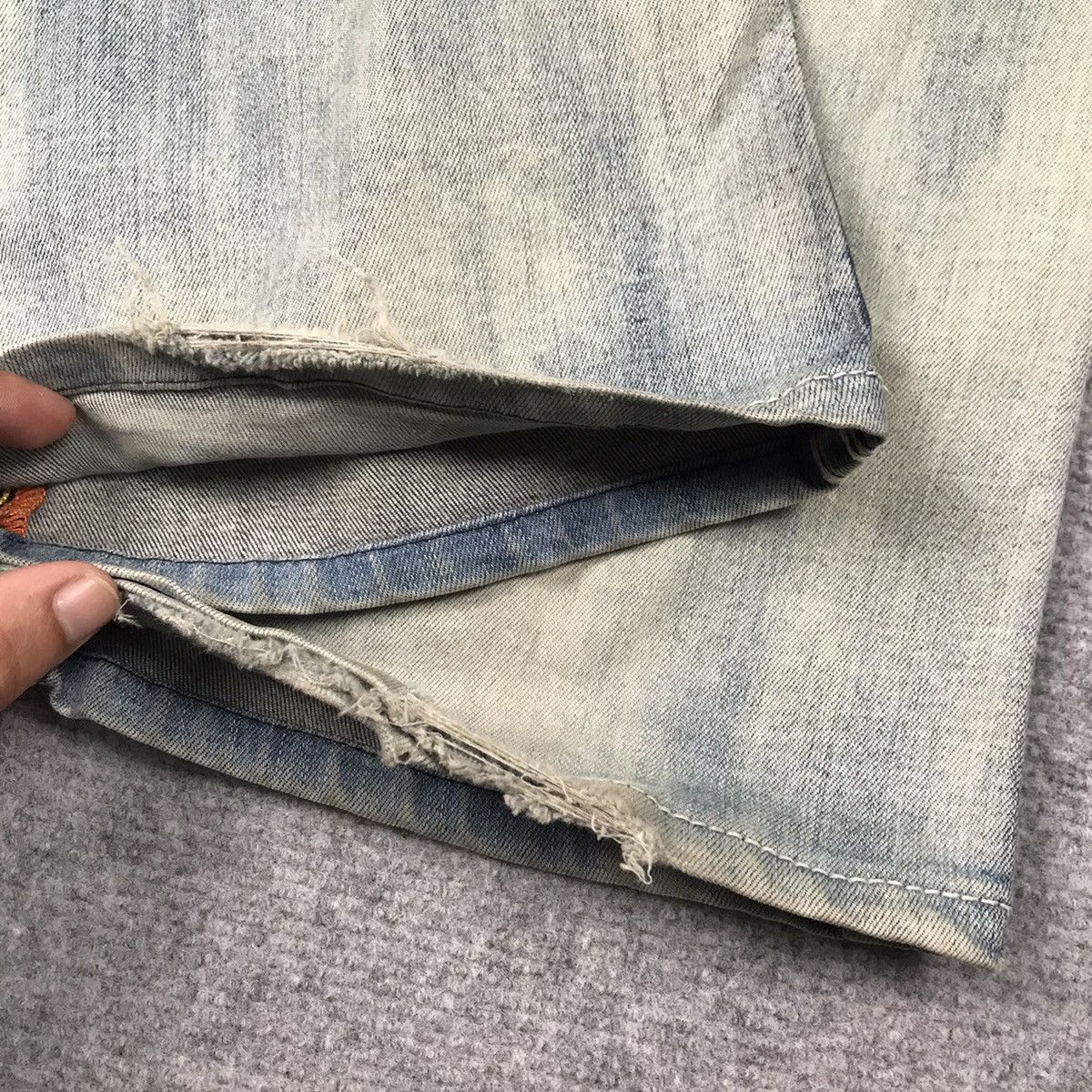 Rock Revival FLARED💥ROCK REVIVAL BLUE FADED DENIM PANTS Size 32" / US 10 / IT 46 - 12 Thumbnail