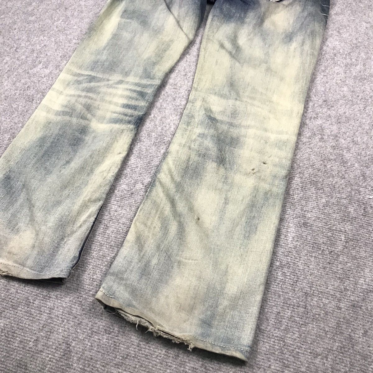 Rock Revival FLARED💥ROCK REVIVAL BLUE FADED DENIM PANTS Size 32" / US 10 / IT 46 - 10 Thumbnail