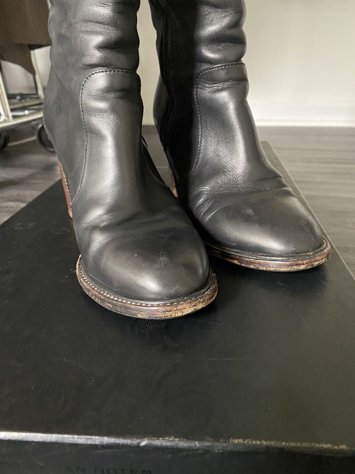 Dries Van Noten Calf high heeled boots Size US 9 / IT 39 - 5 Thumbnail