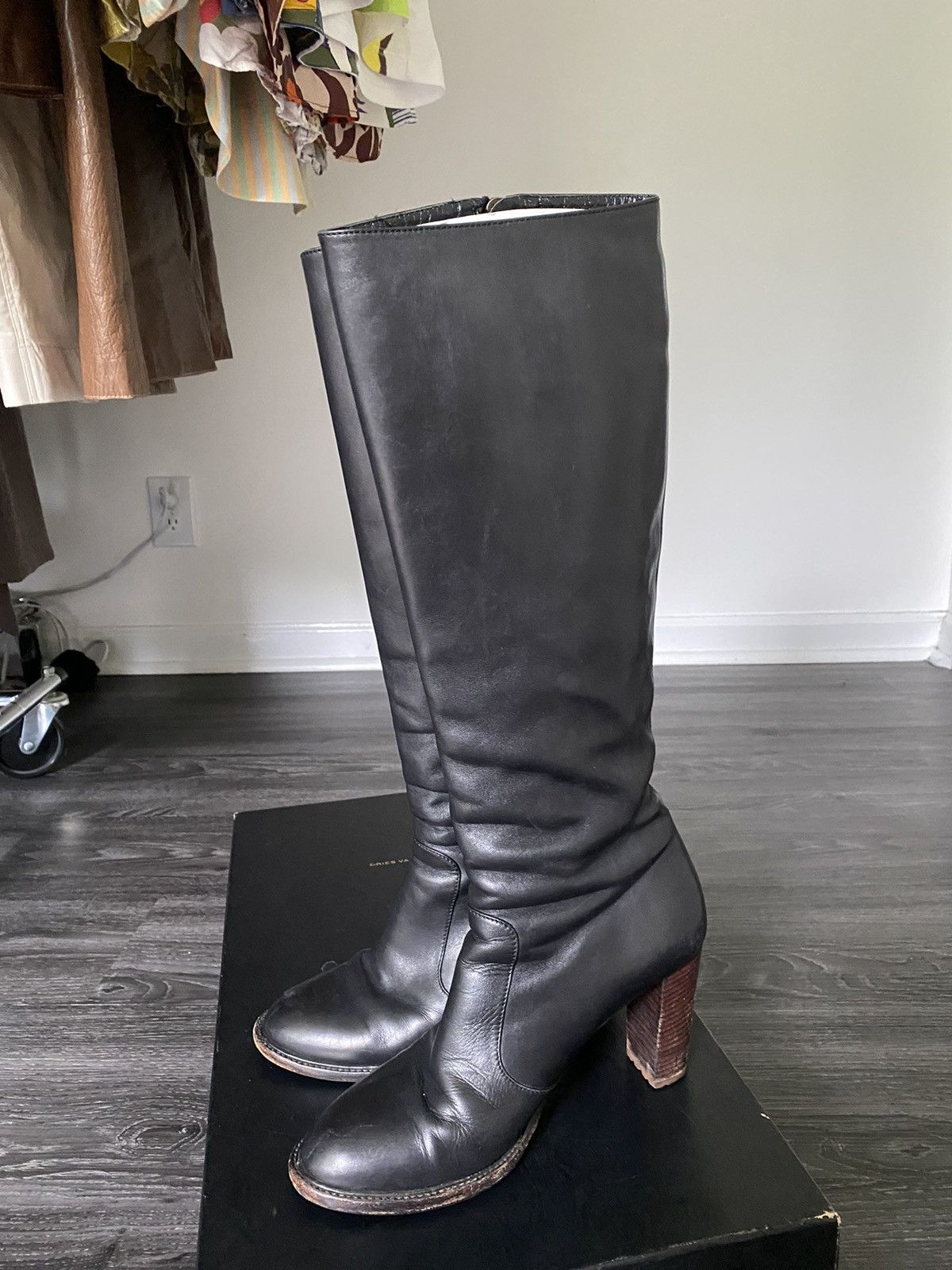 Dries Van Noten Calf high heeled boots Size US 9 / IT 39 - 2 Thumbnail