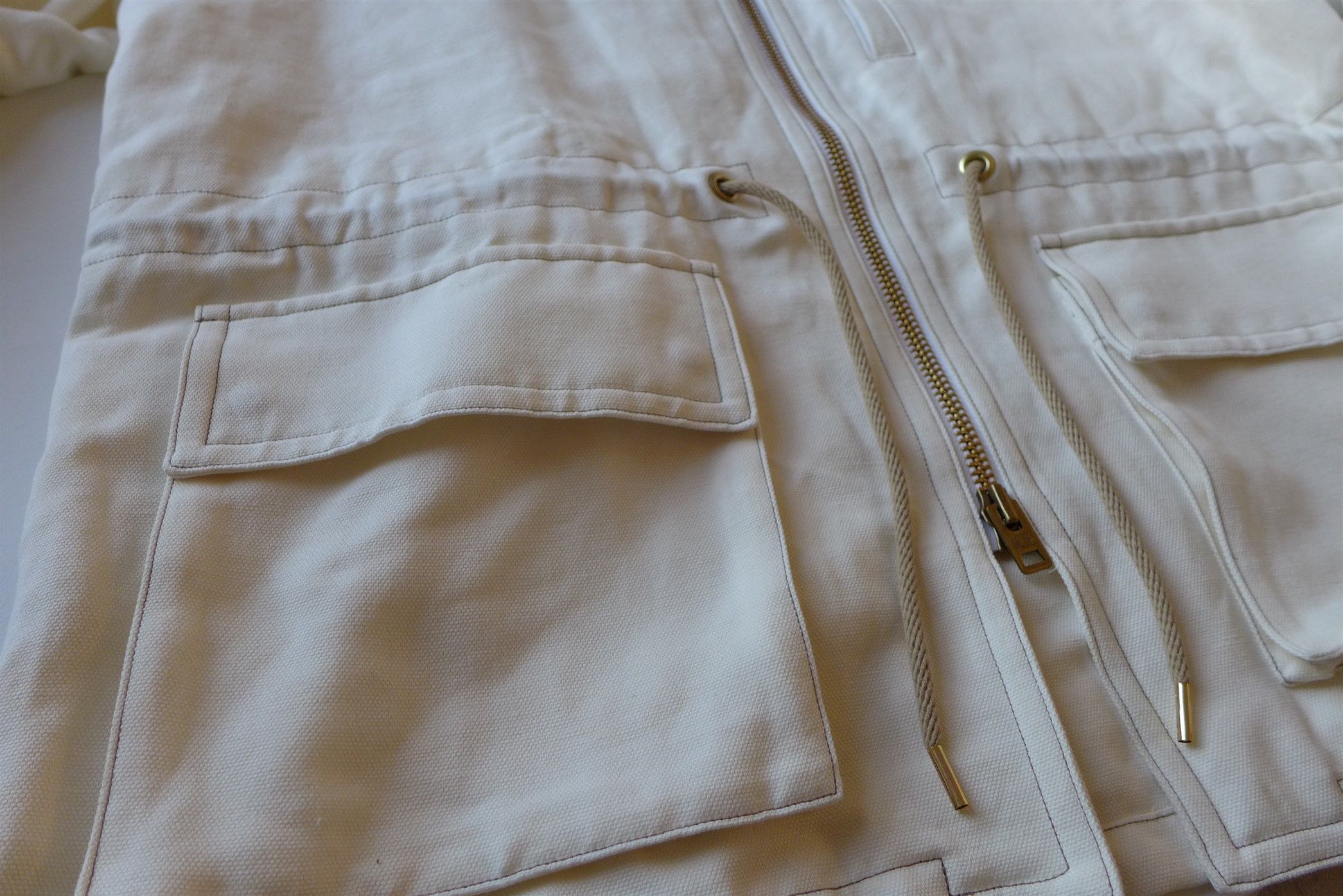 Camoshita Camoshita Field Jacket - White Canvas Size US XL / EU 56 / 4 - 7 Thumbnail
