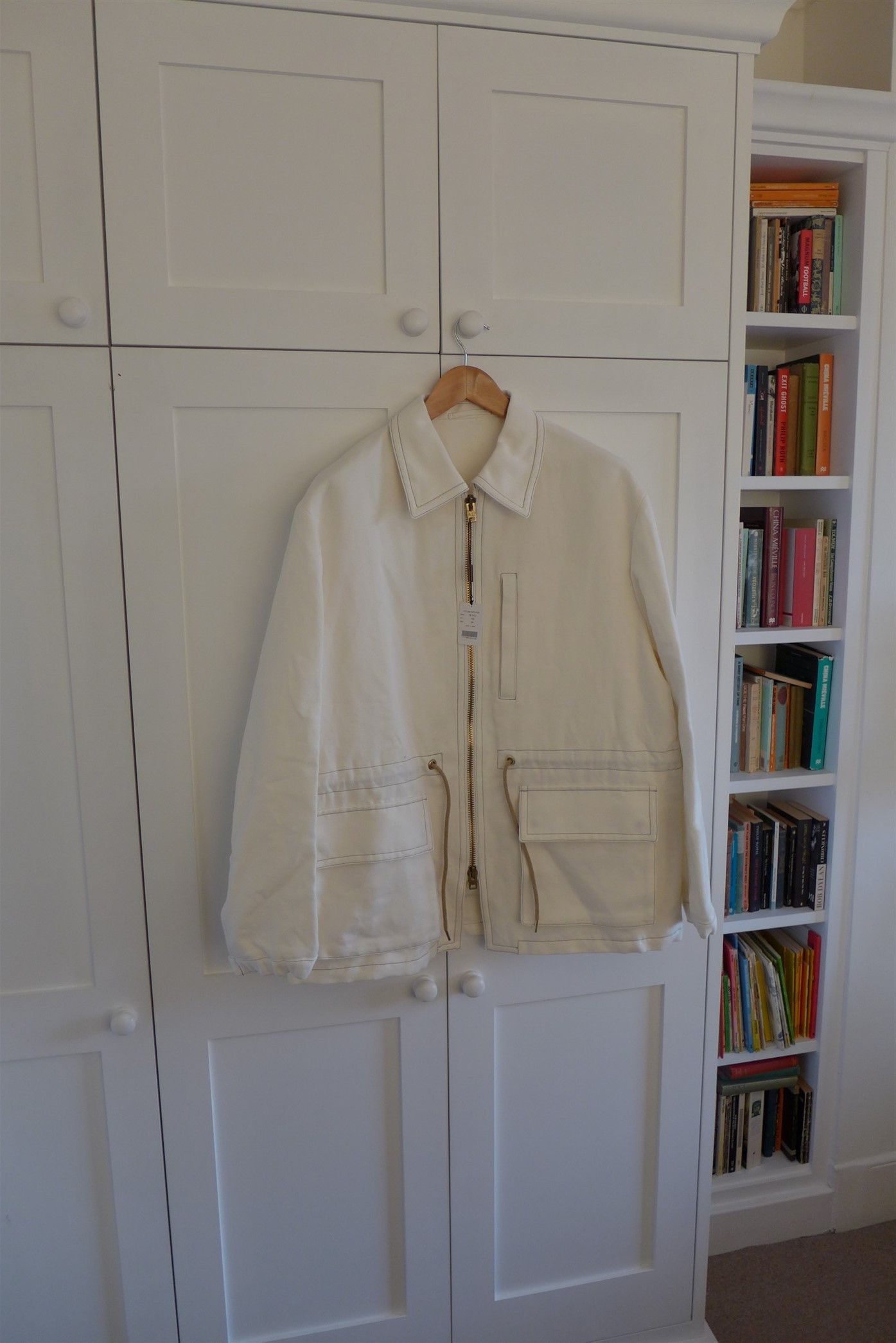 Camoshita Camoshita Field Jacket - White Canvas Size US XL / EU 56 / 4 - 1 Thumbnail