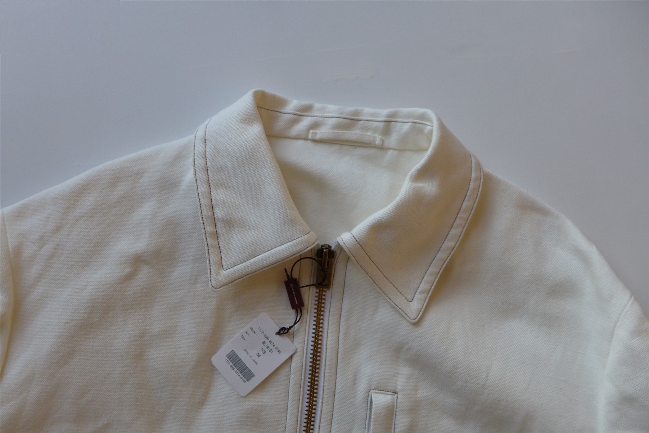 Camoshita Camoshita Field Jacket - White Canvas Size US XL / EU 56 / 4 - 4 Thumbnail