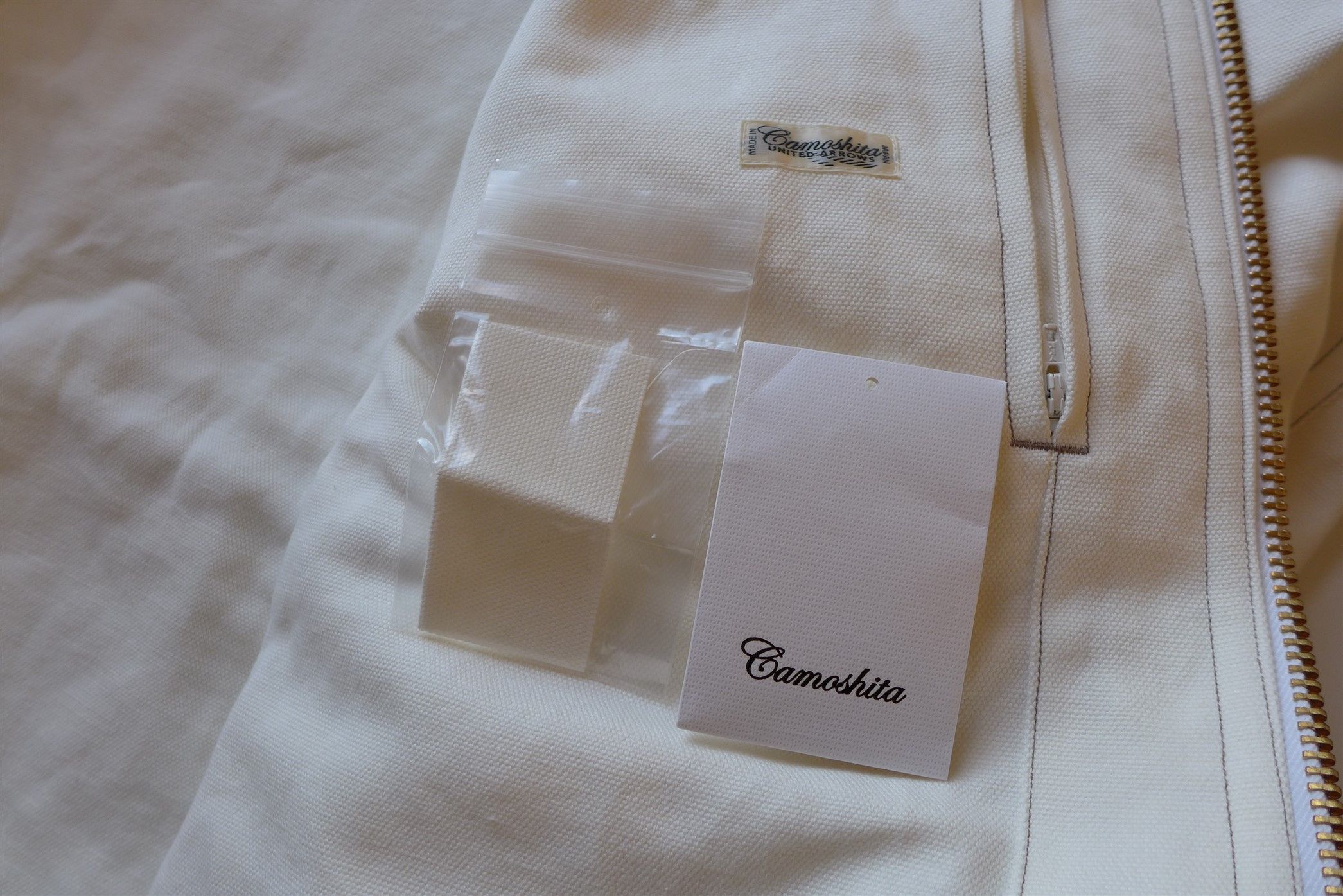 Camoshita Camoshita Field Jacket - White Canvas Size US XL / EU 56 / 4 - 11 Thumbnail