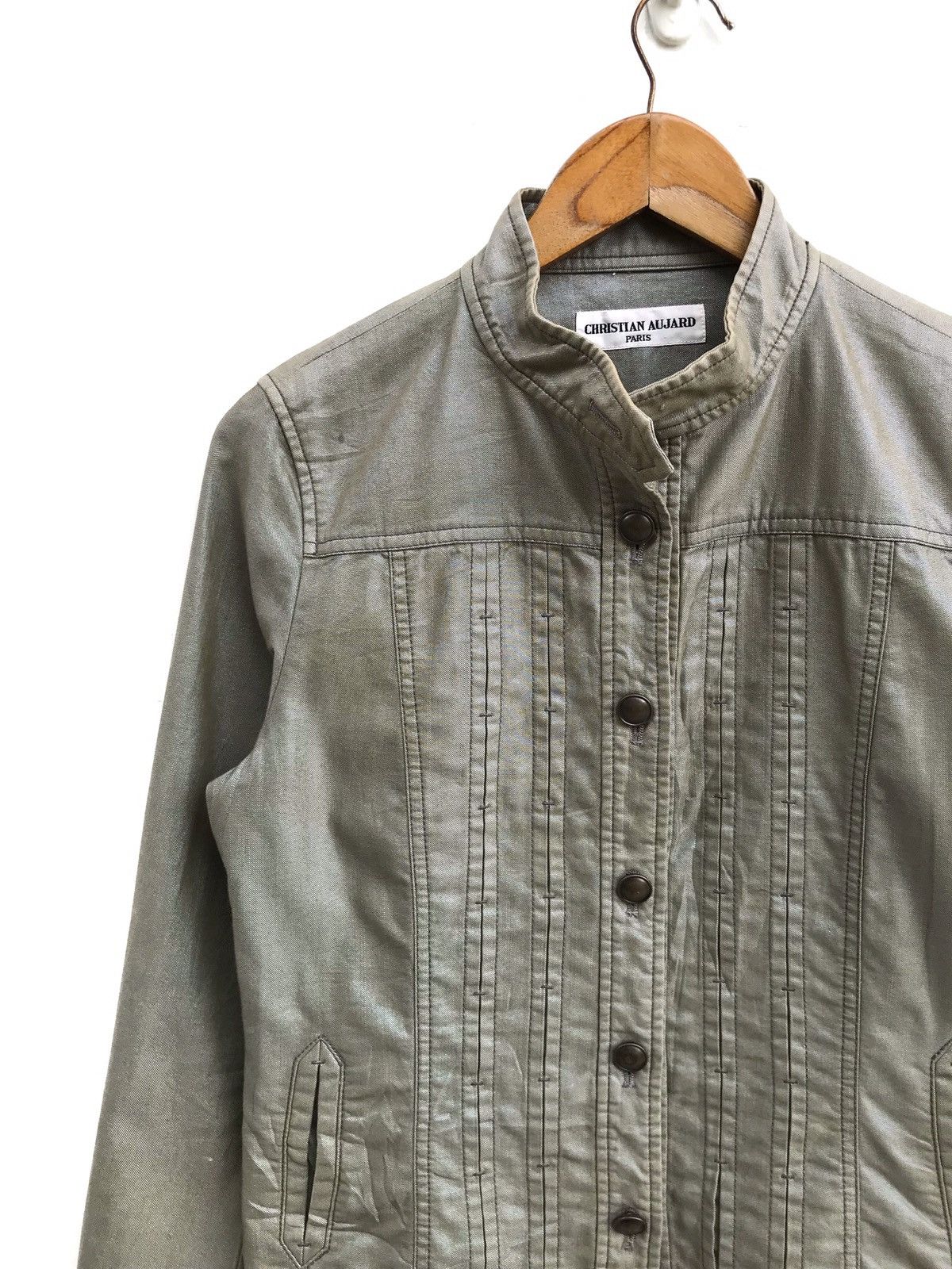 Designer × Vintage Vintage Christian Aujard Paris Biker Jacket Size US S / EU 44-46 / 1 - 3 Thumbnail