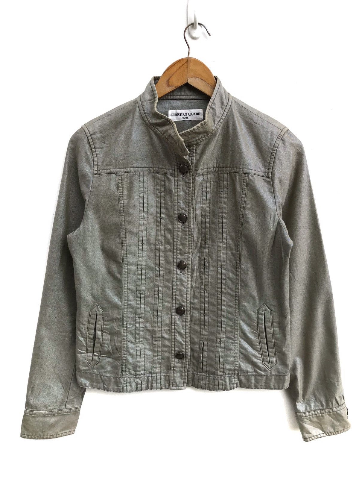 Designer × Vintage Vintage Christian Aujard Paris Biker Jacket Size US S / EU 44-46 / 1 - 1 Thumbnail