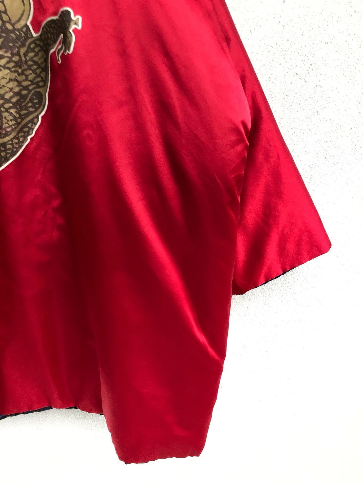 Japanese Brand × Vintage Vintage Kimono Quilted Satin Velvet Sanjuro Emperor Japan Size US XL / EU 56 / 4 - 11 Thumbnail