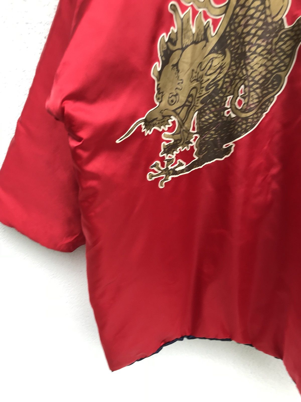 Japanese Brand × Vintage Vintage Kimono Quilted Satin Velvet Sanjuro Emperor Japan Size US XL / EU 56 / 4 - 12 Thumbnail