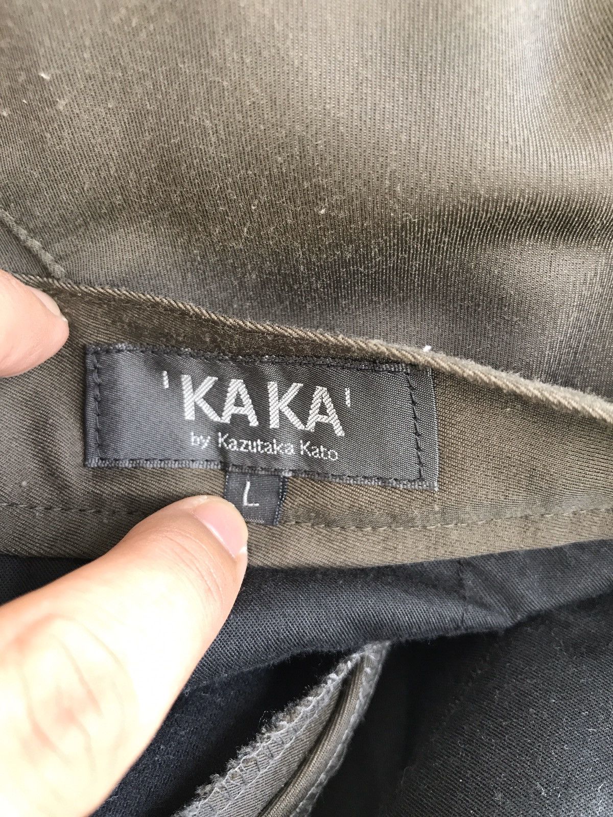 Japanese Brand × KATO Japanese Brand Kaka by Kazutaka Kato Cargo Wide Baggy Pants Size US 29 - 9 Thumbnail