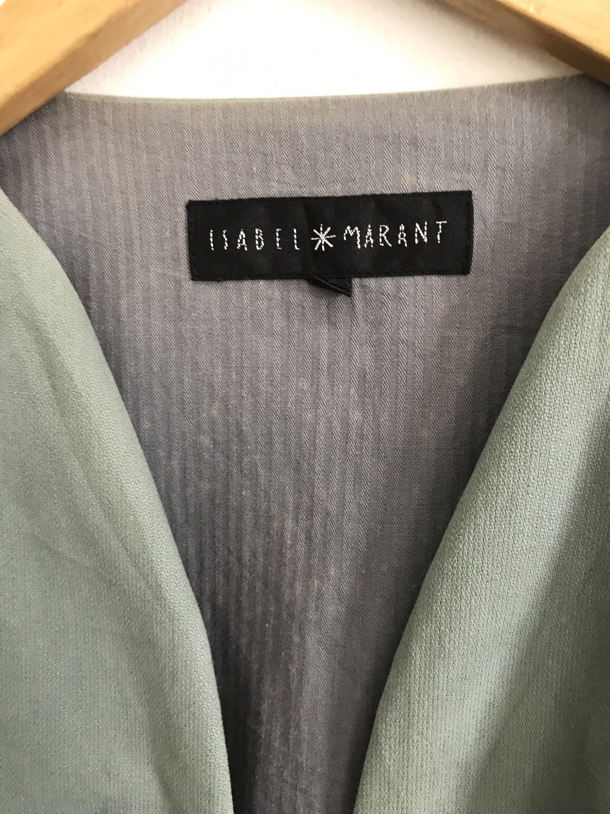 Isabel Marant Isabel Marant Olive Green Jacket Made In Portugal Size US XXS / EU 40 - 4 Thumbnail