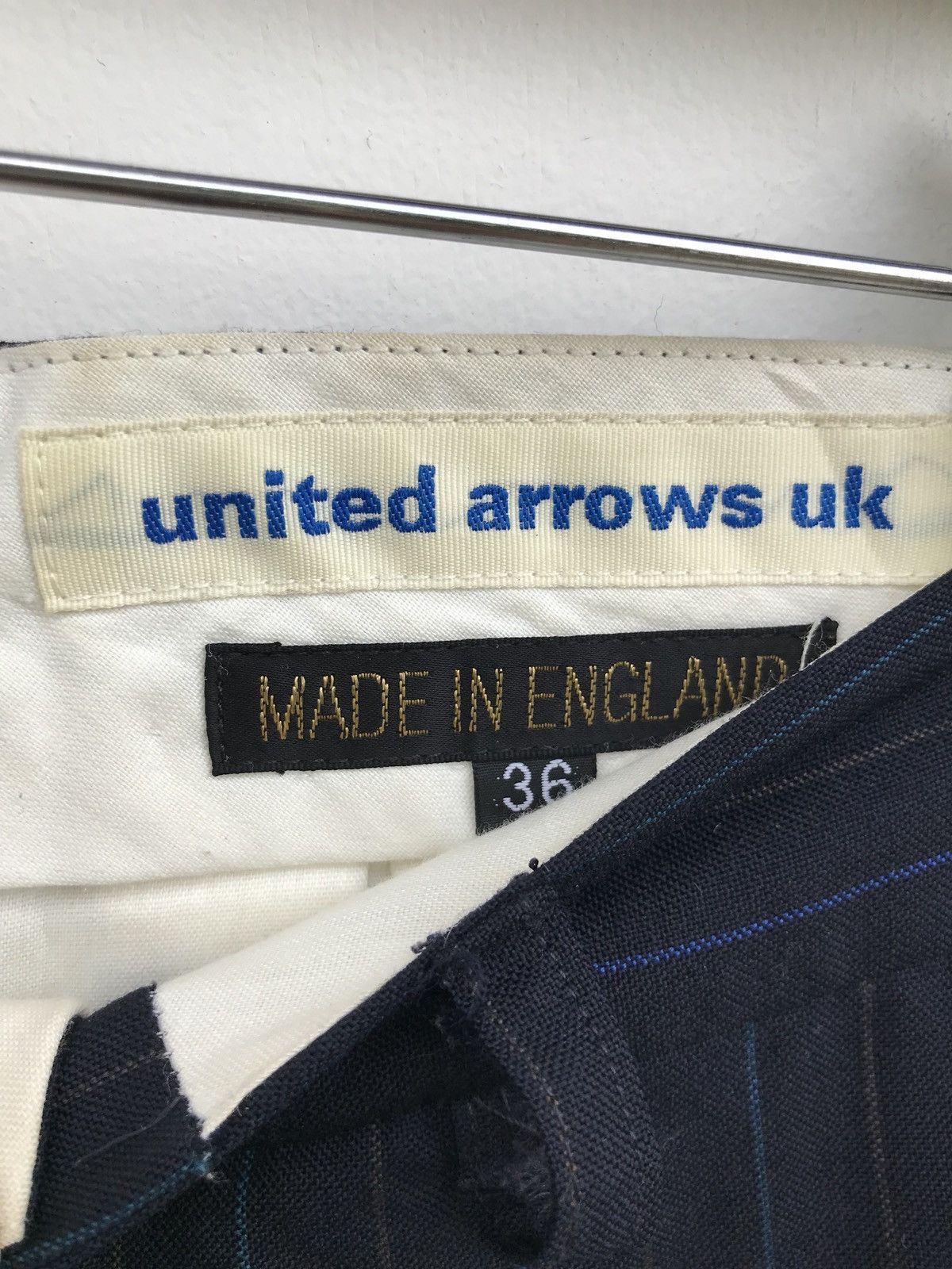 Japanese Brand × United Arrows United Arrows UK x Fox Brothers Wool Cropped Pants Size US 29 - 7 Thumbnail
