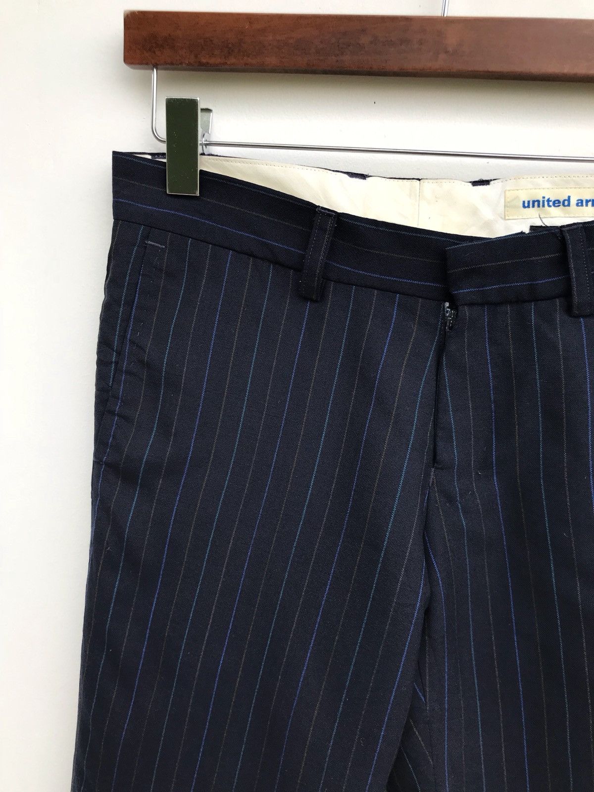 Japanese Brand × United Arrows United Arrows UK x Fox Brothers Wool Cropped Pants Size US 29 - 1 Thumbnail