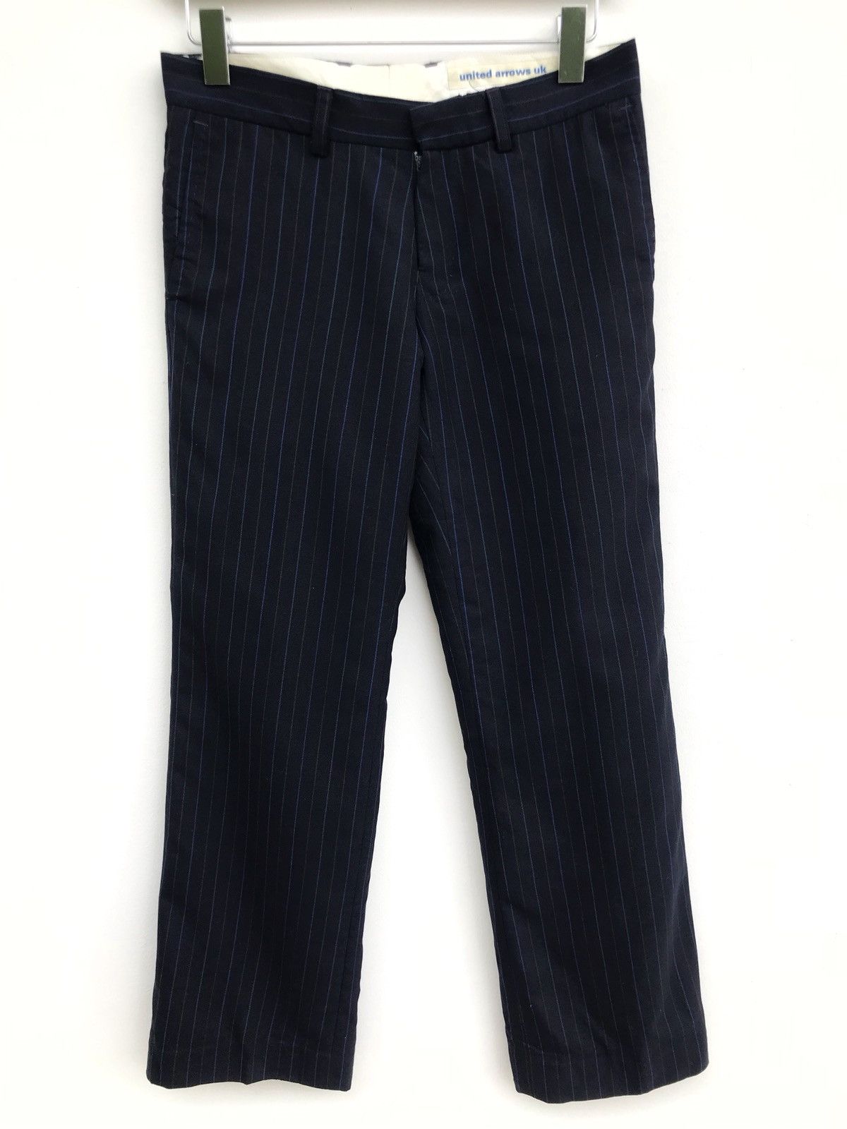 Japanese Brand × United Arrows United Arrows UK x Fox Brothers Wool Cropped Pants Size US 29 - 2 Thumbnail