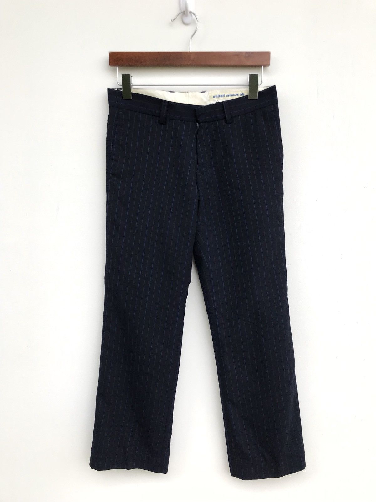 Japanese Brand × United Arrows United Arrows UK x Fox Brothers Wool Cropped Pants Size US 29 - 3 Thumbnail